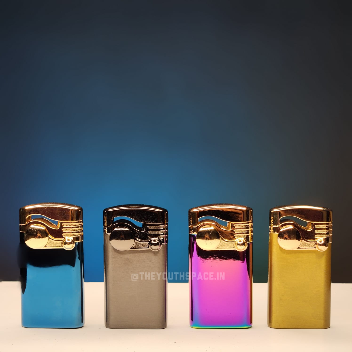 Rocker Arm Jet Flame Lighter (Metallic) Code 2