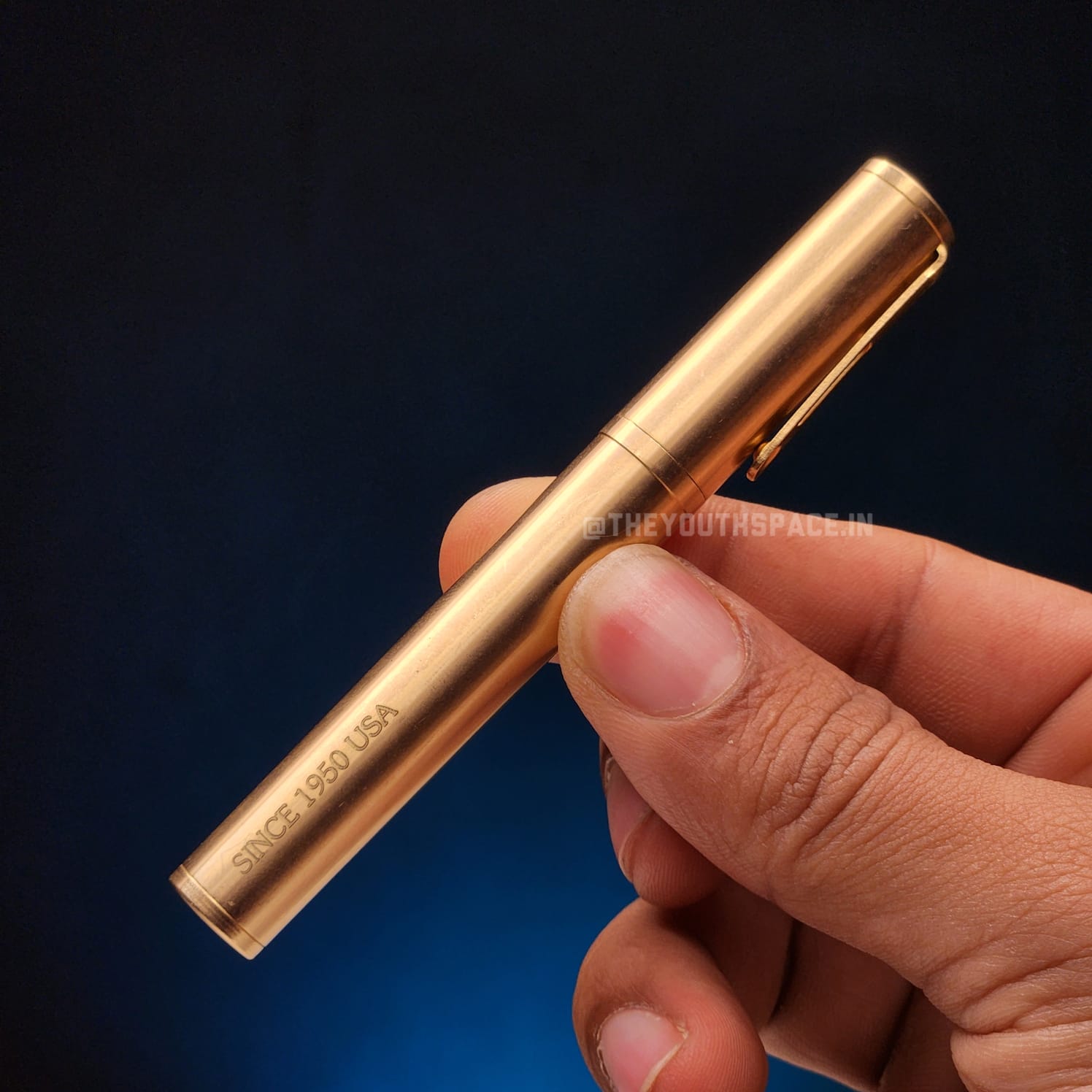 Pure Brass Pen Style Lighter