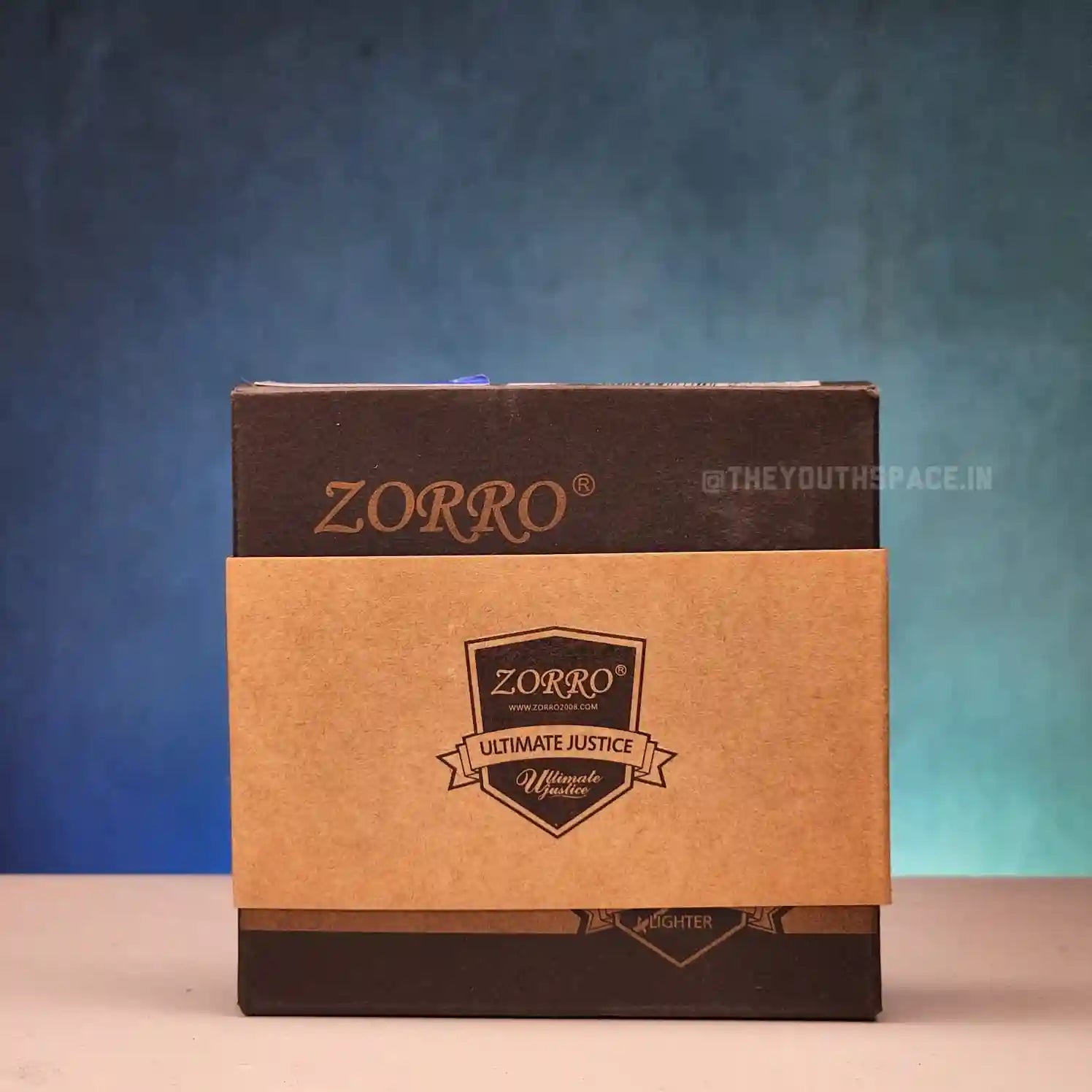 ZORRO ULTIMATE JUSTICE BRASS MULTI-COLOR LIGHTER 22HK