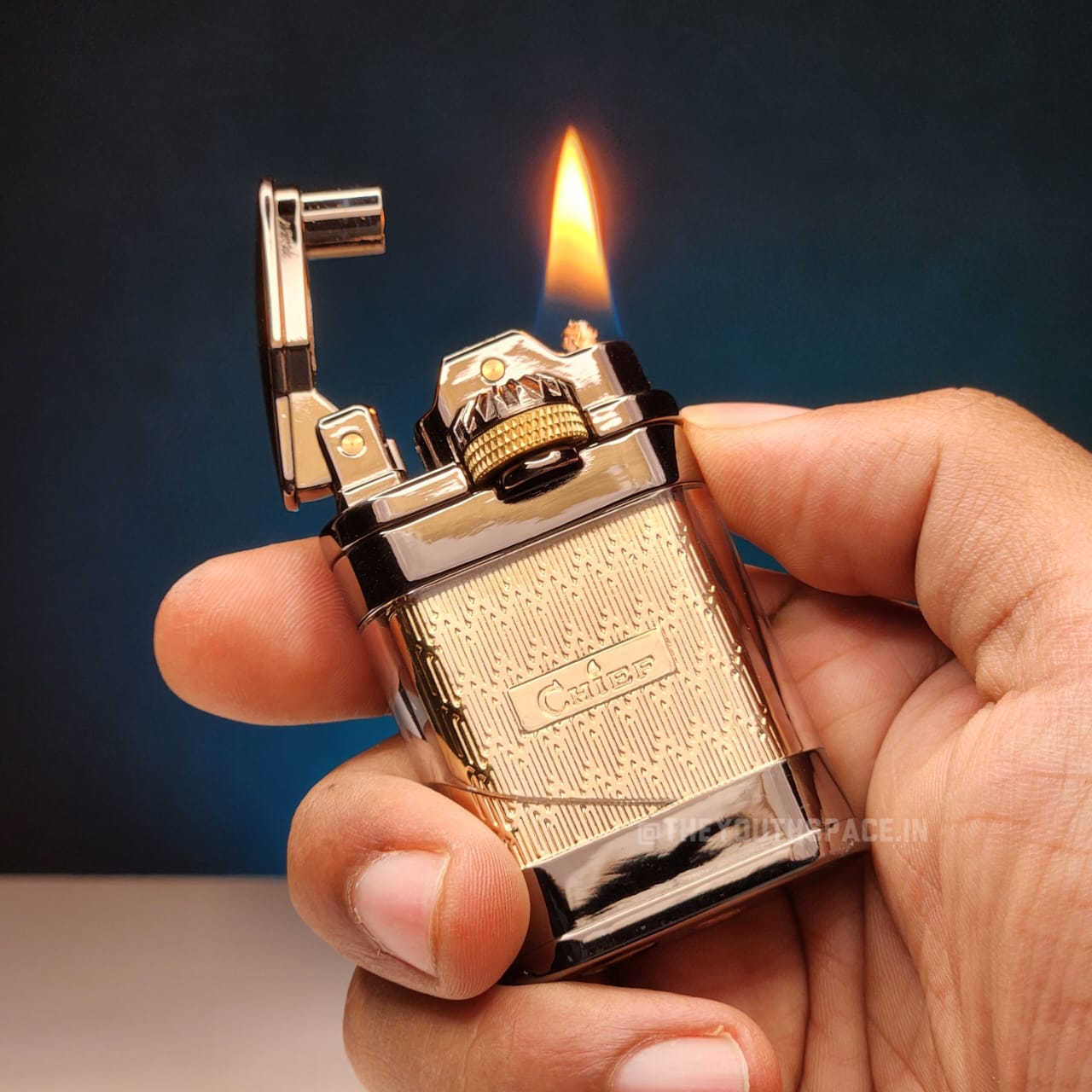 Chief Creative Gear Linkage Transparent Fuel Tank Kerosene Lighter