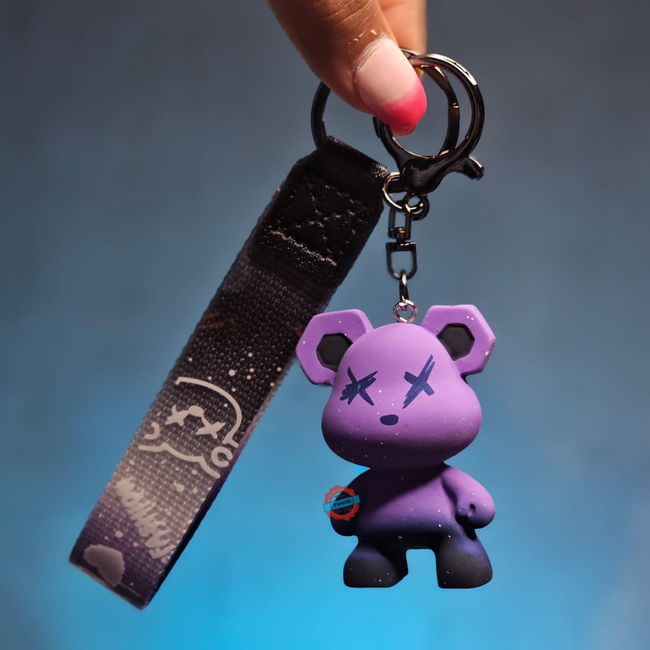 Teddy Ceramic Keychain