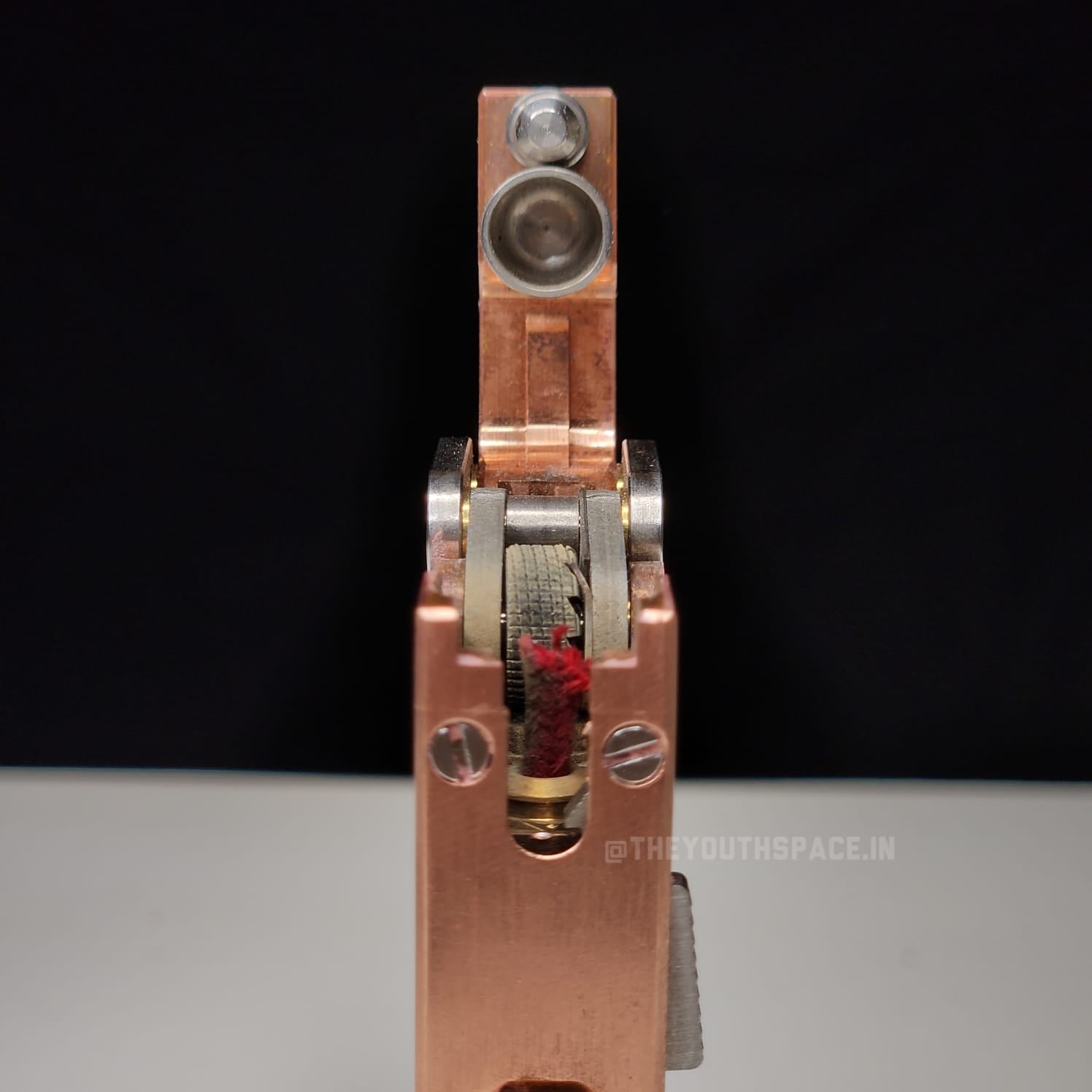 Premium Vintage Brass Mechanical Automatic Ignition Lighter