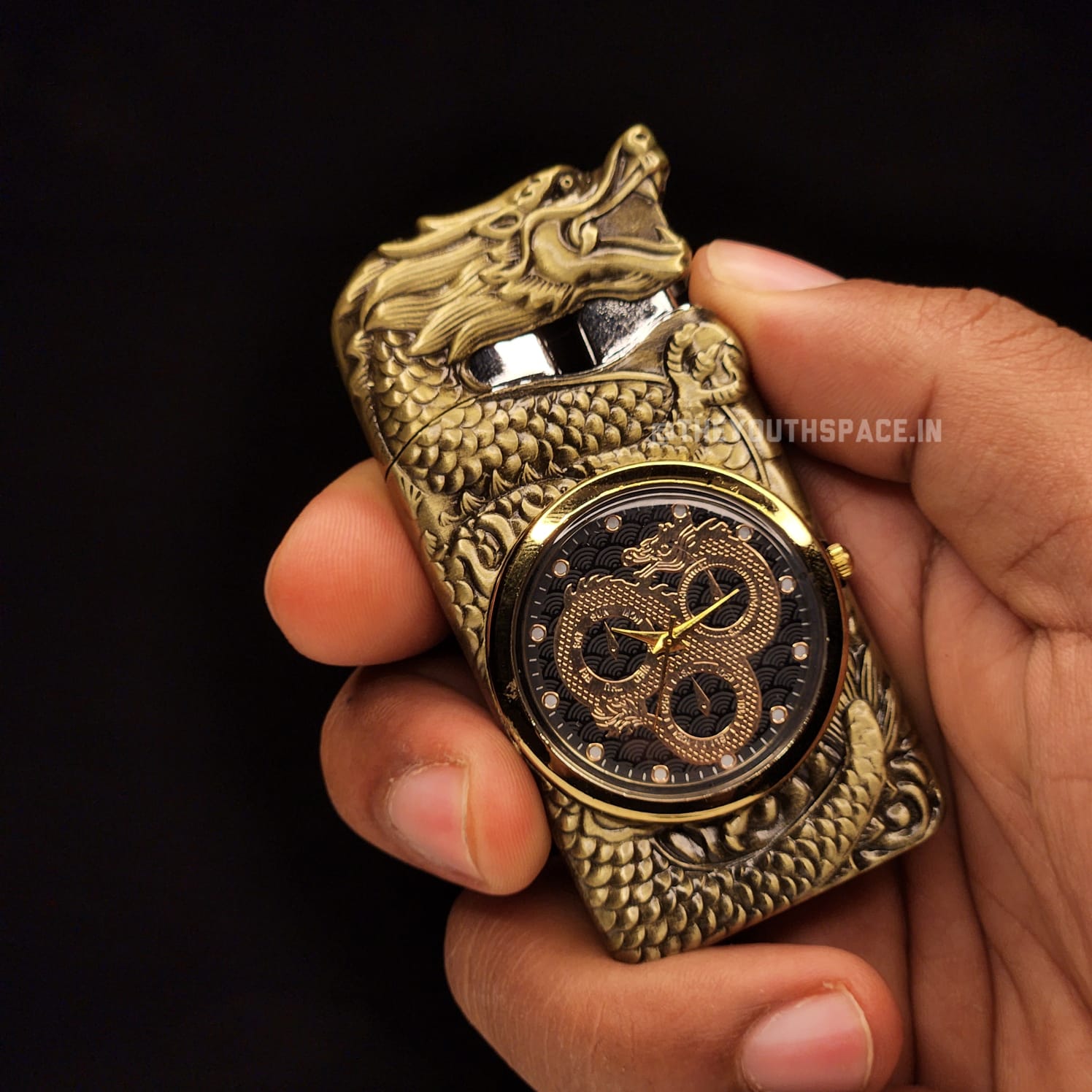 Dragon Time Flame Dragon Jet Lighter (Metallic)