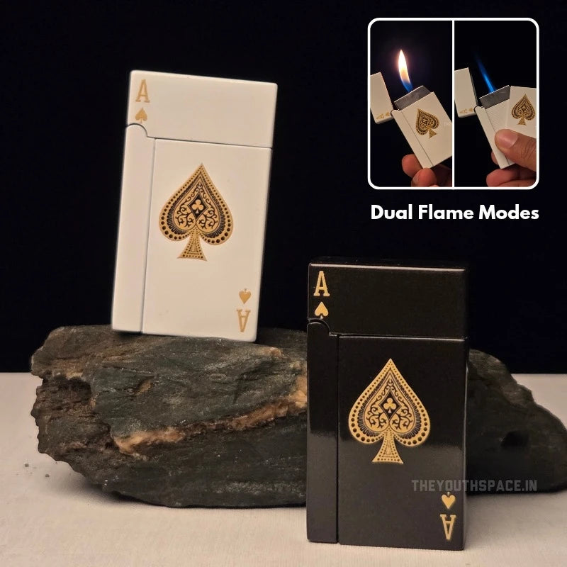 Ace of Spades Dual Flame lighter