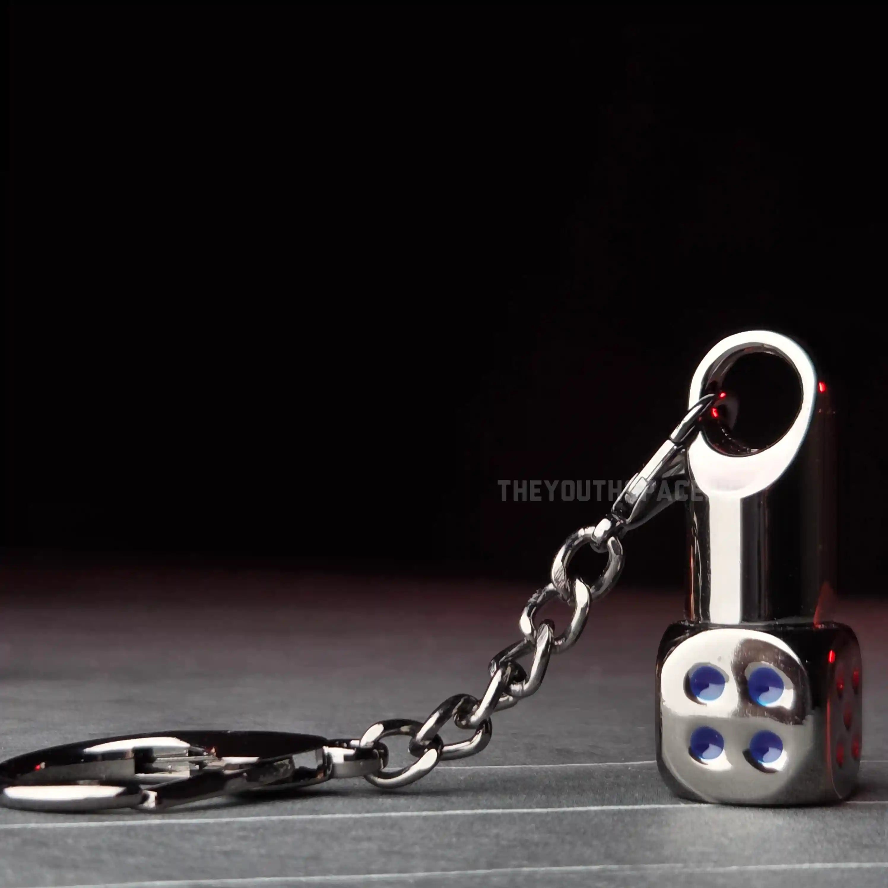 Mini Dice Hidden Keychain Lighter
