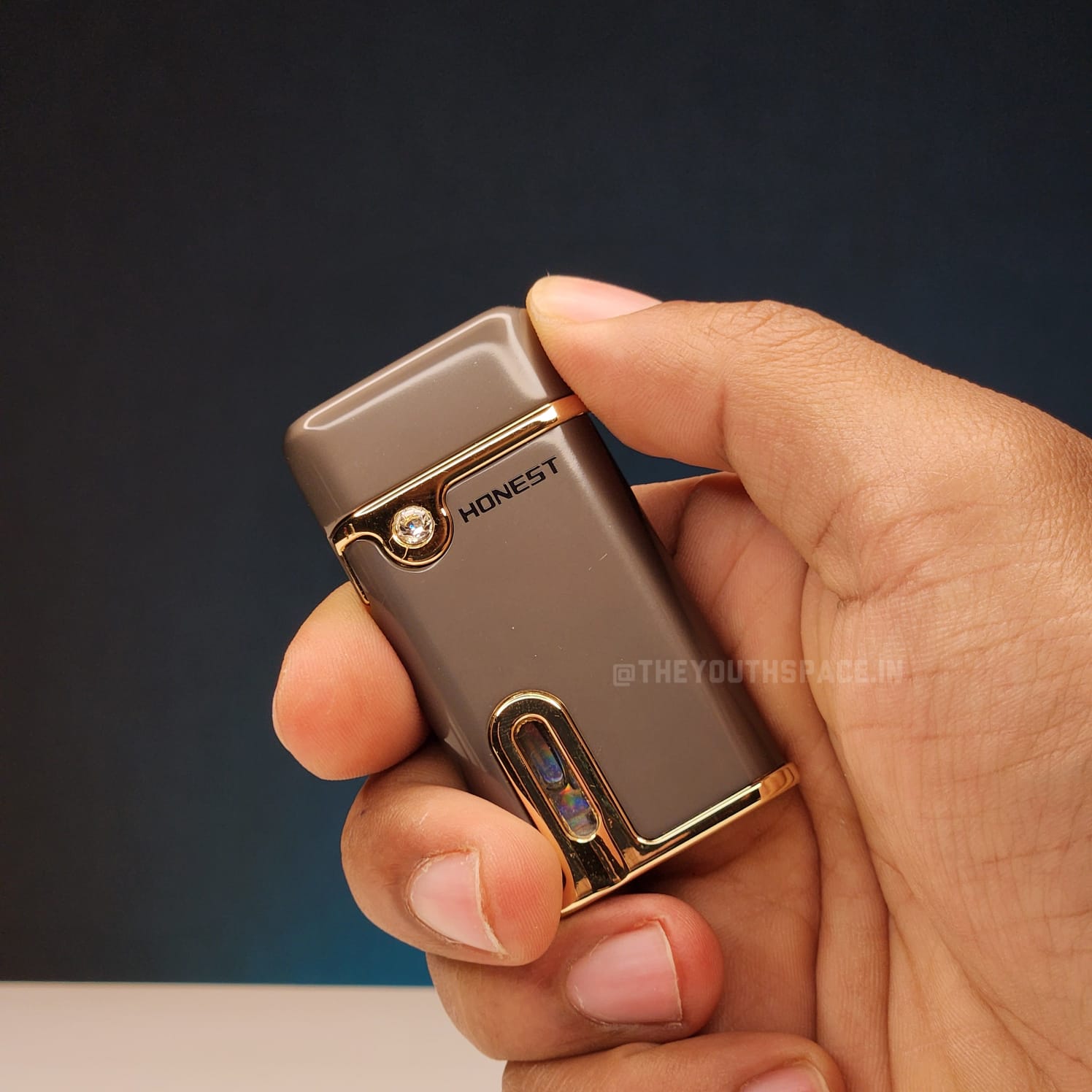 Mini Glow Tank Red Flame Jet Lighter