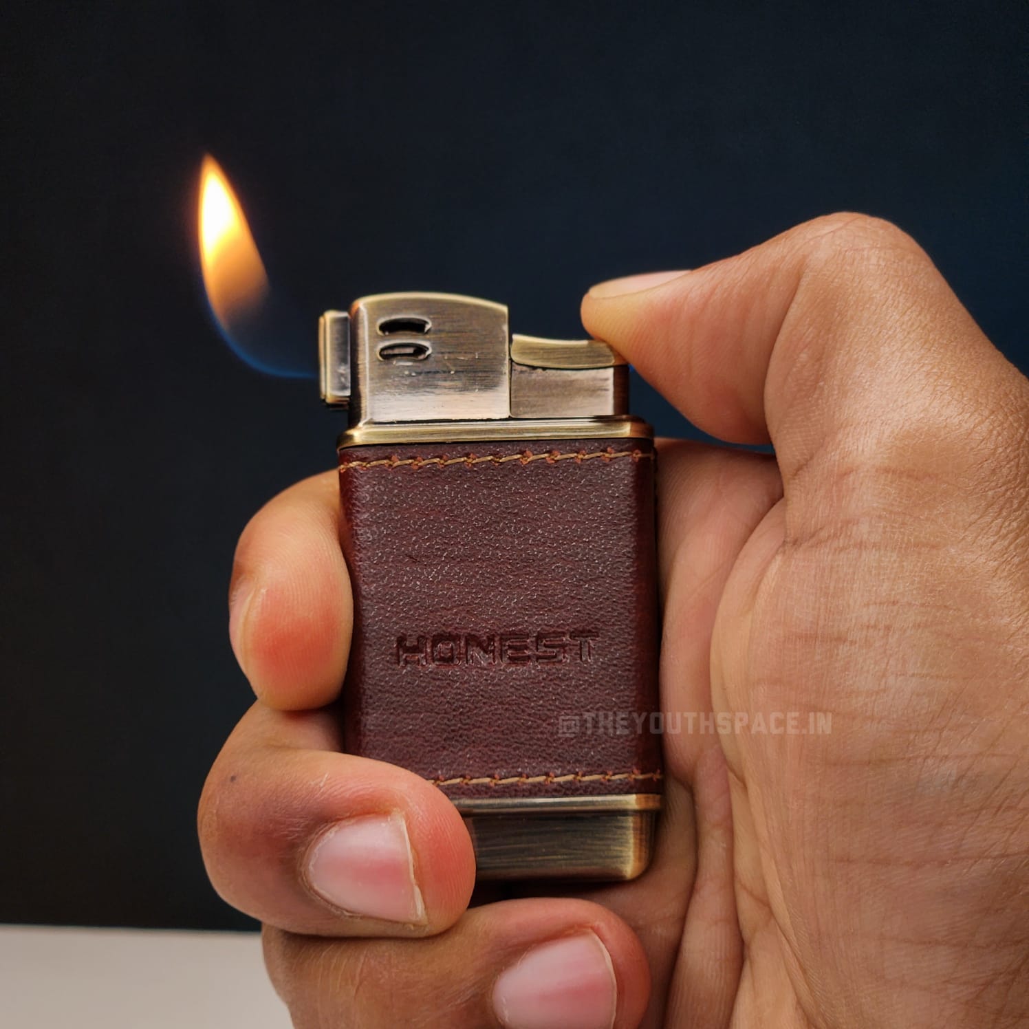 Leather Finished Lighter
