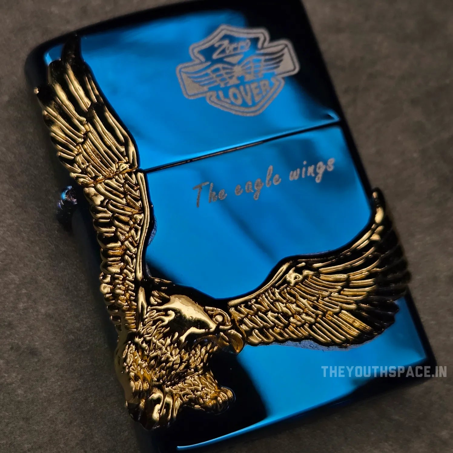 ZORRO ULTIMATE JUSTICE BRASS EAGLE EMBOSSED LIGHTER 24 HK