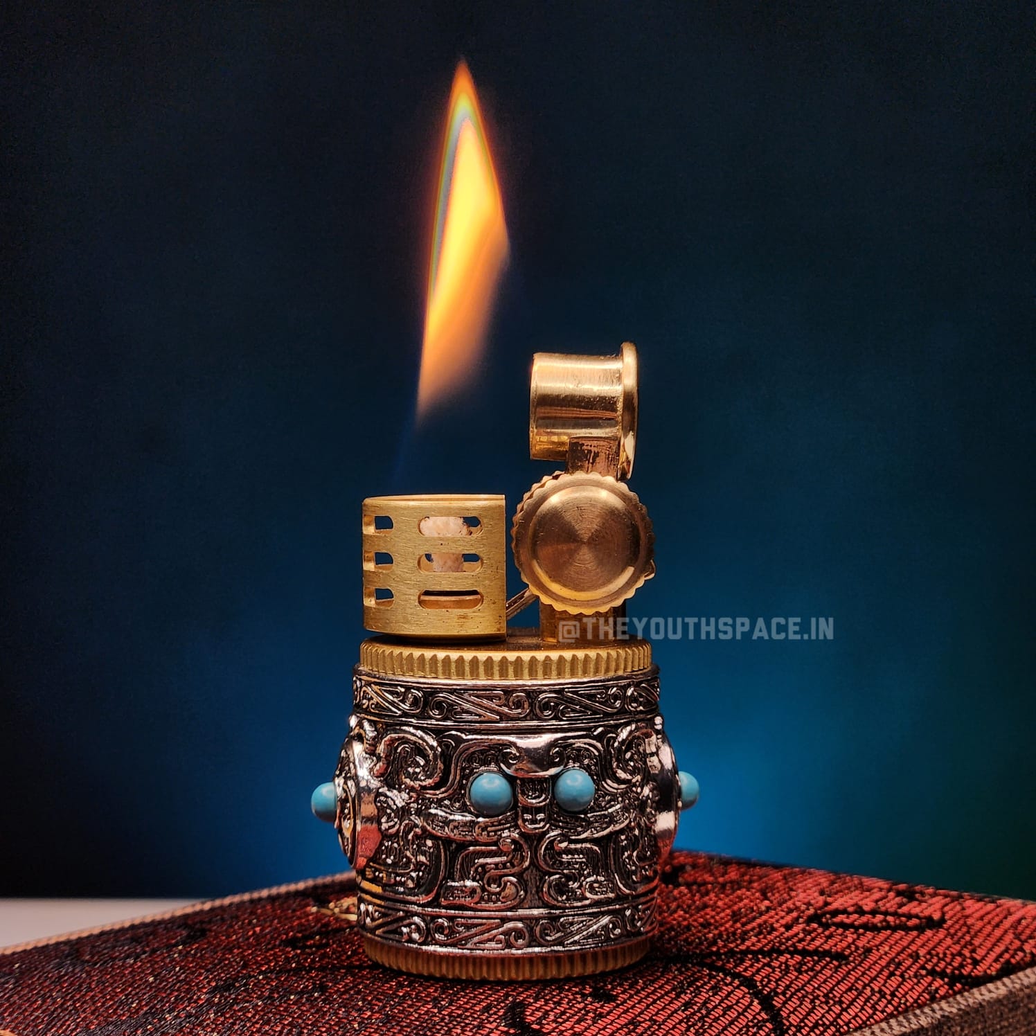 Chief Tibetan Vintage Kerosene Lighter (Brass)