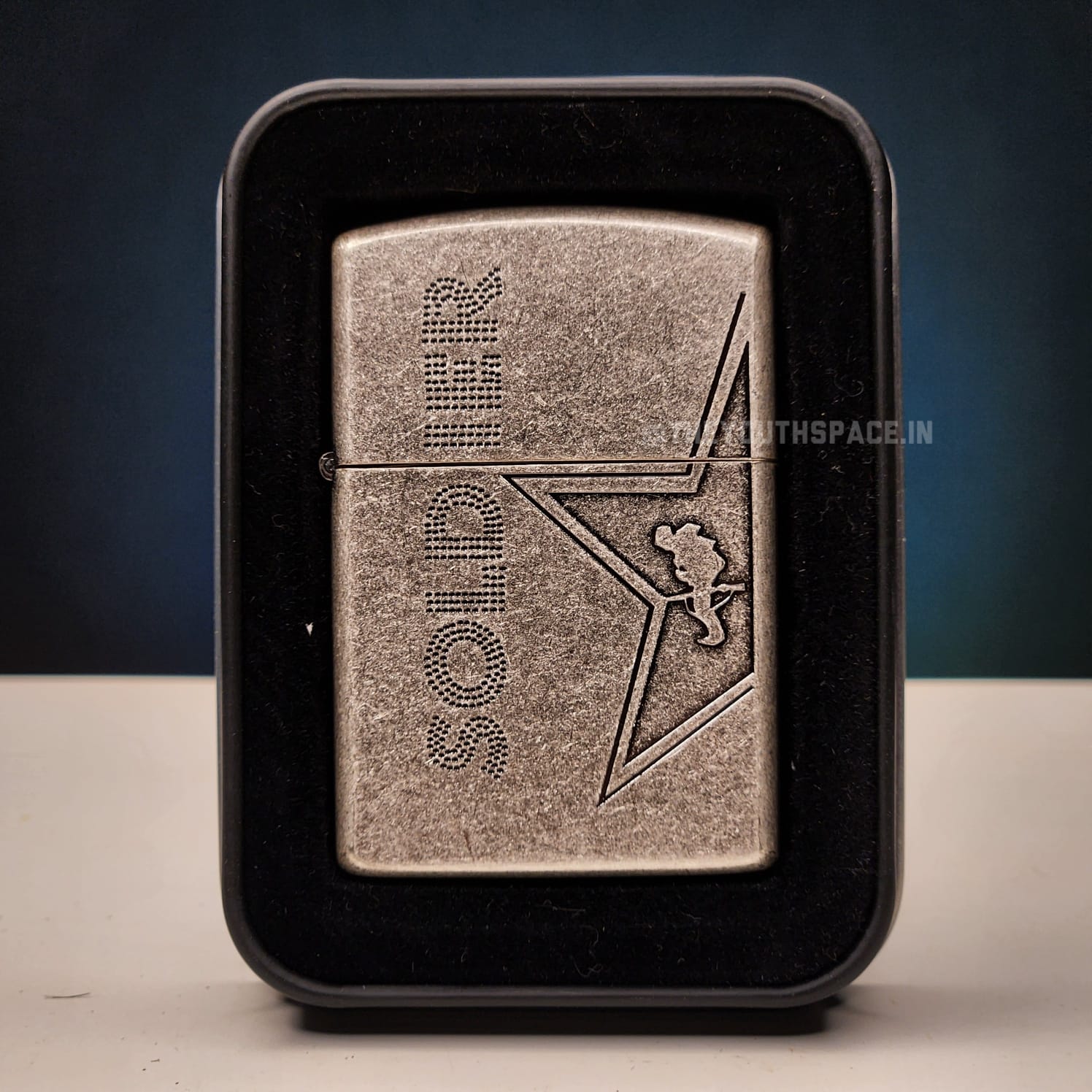 ZORRO ULTIMATE JUSTICE BRASS SOLDIER LIGHTER 22HK