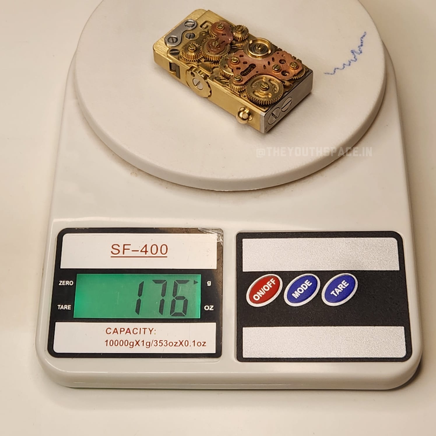 Premium Vintage Brass Steam Punk Mechanical Gear Linkage Automatic Lighter