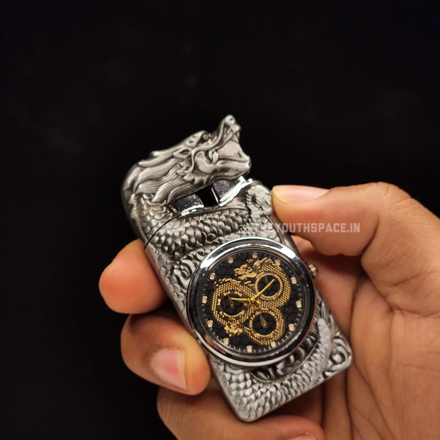 Dragon Time Flame Dragon Jet Lighter (Metallic)