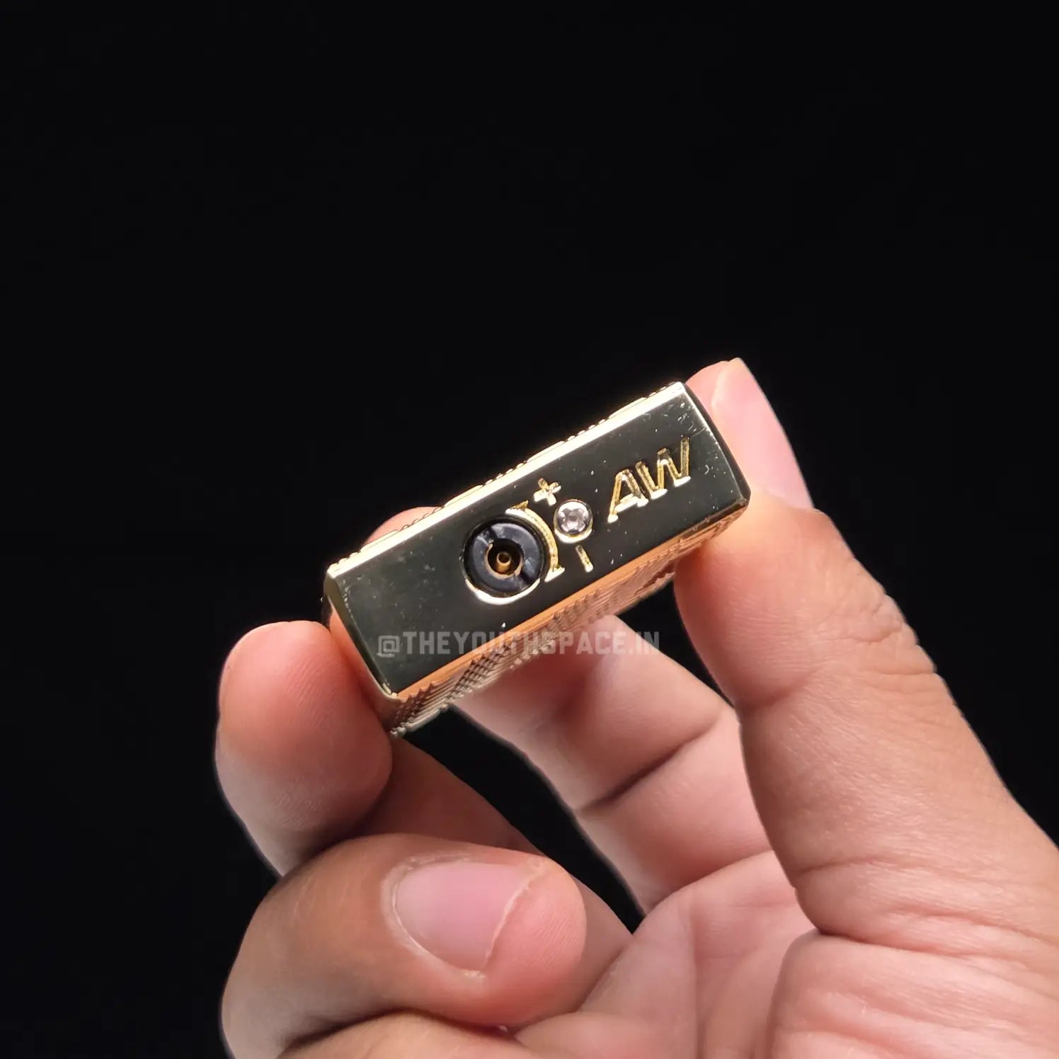 Iron Check Side-Press Jet Lighter