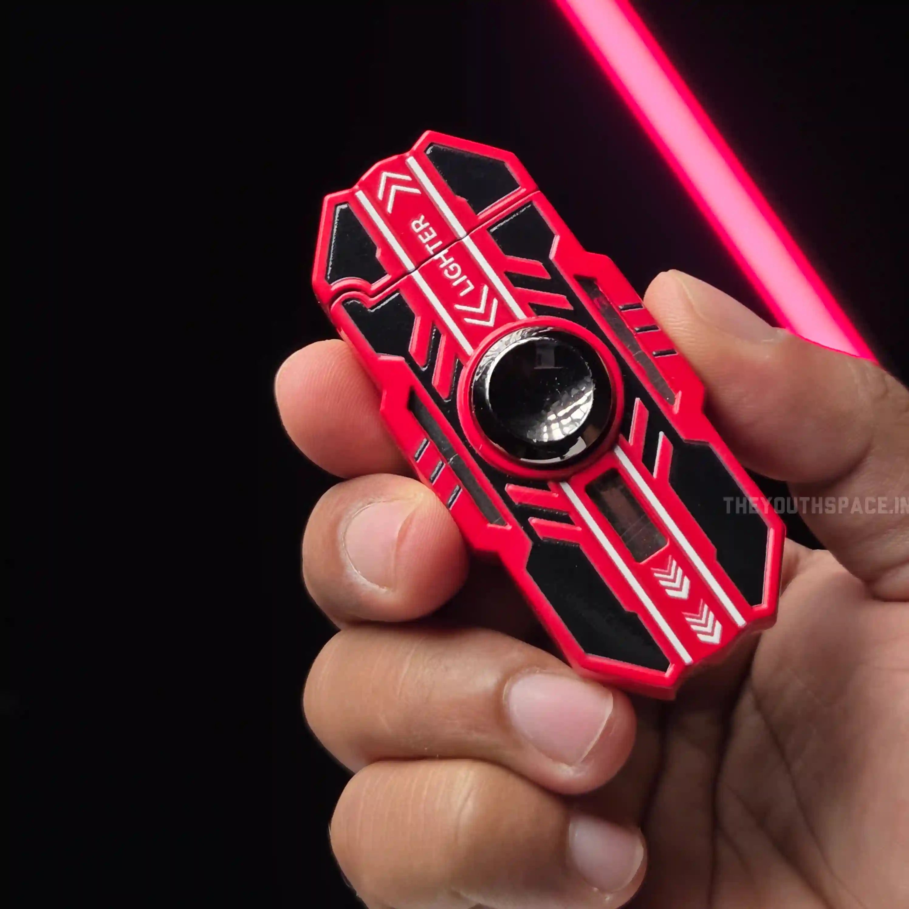Mecha Fidget Spinner Luminous Jet Lighter