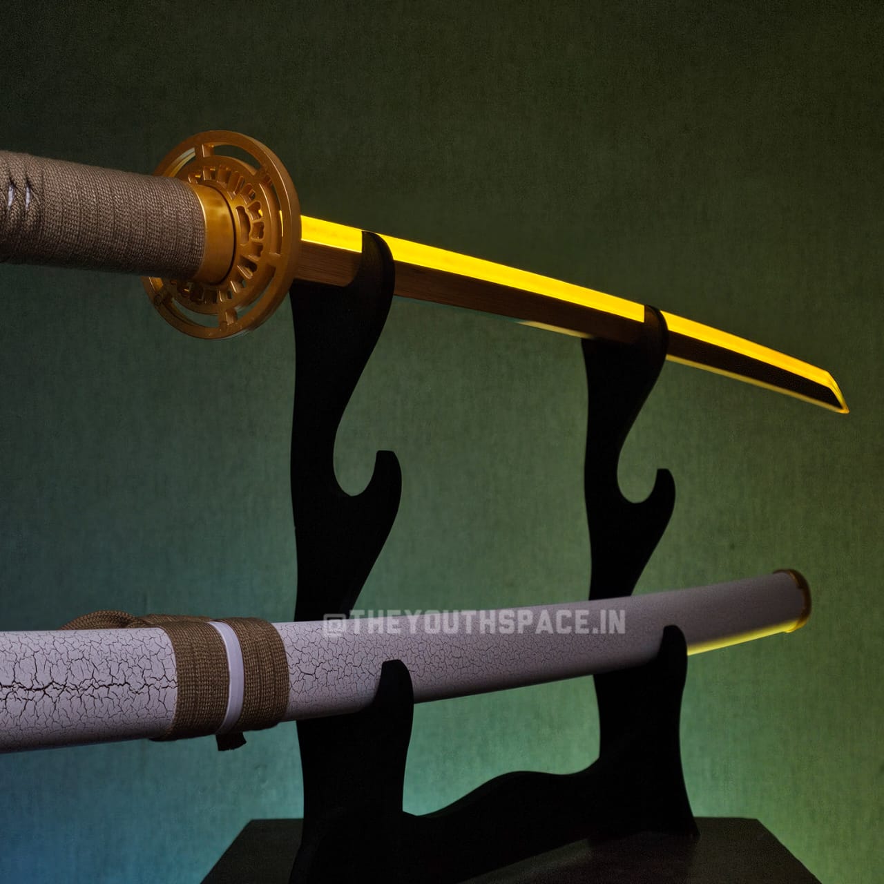 Anime neon wooden katana (104 cm)