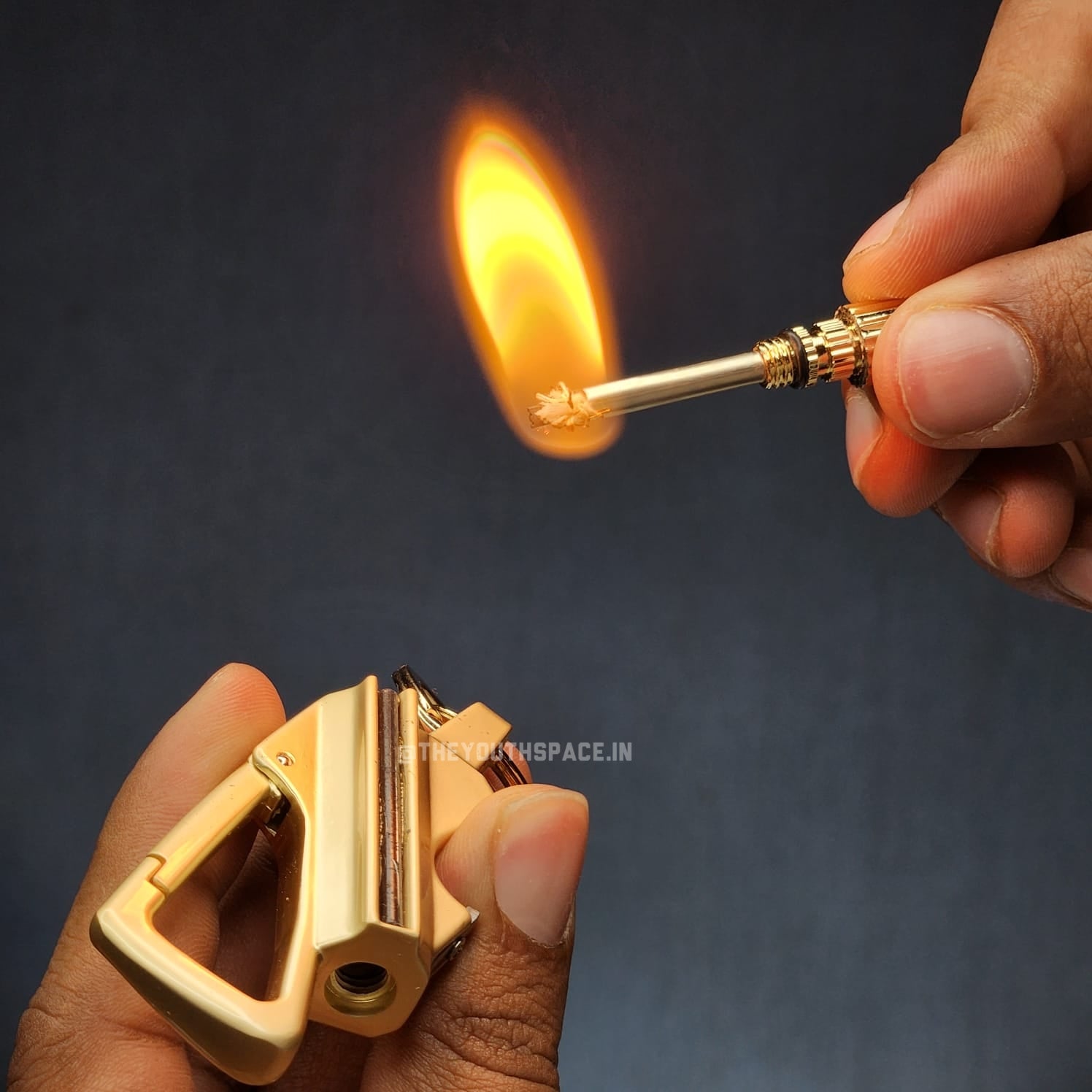 Metallic Flint Stick Lighter