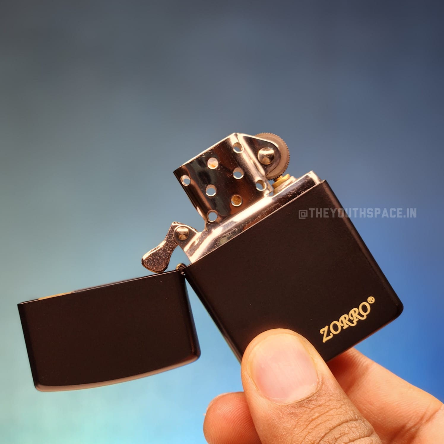 ZORRO ULTIMATE JUSTICE BRASS MATTE BLACK COLOR LIGHTER 23HK