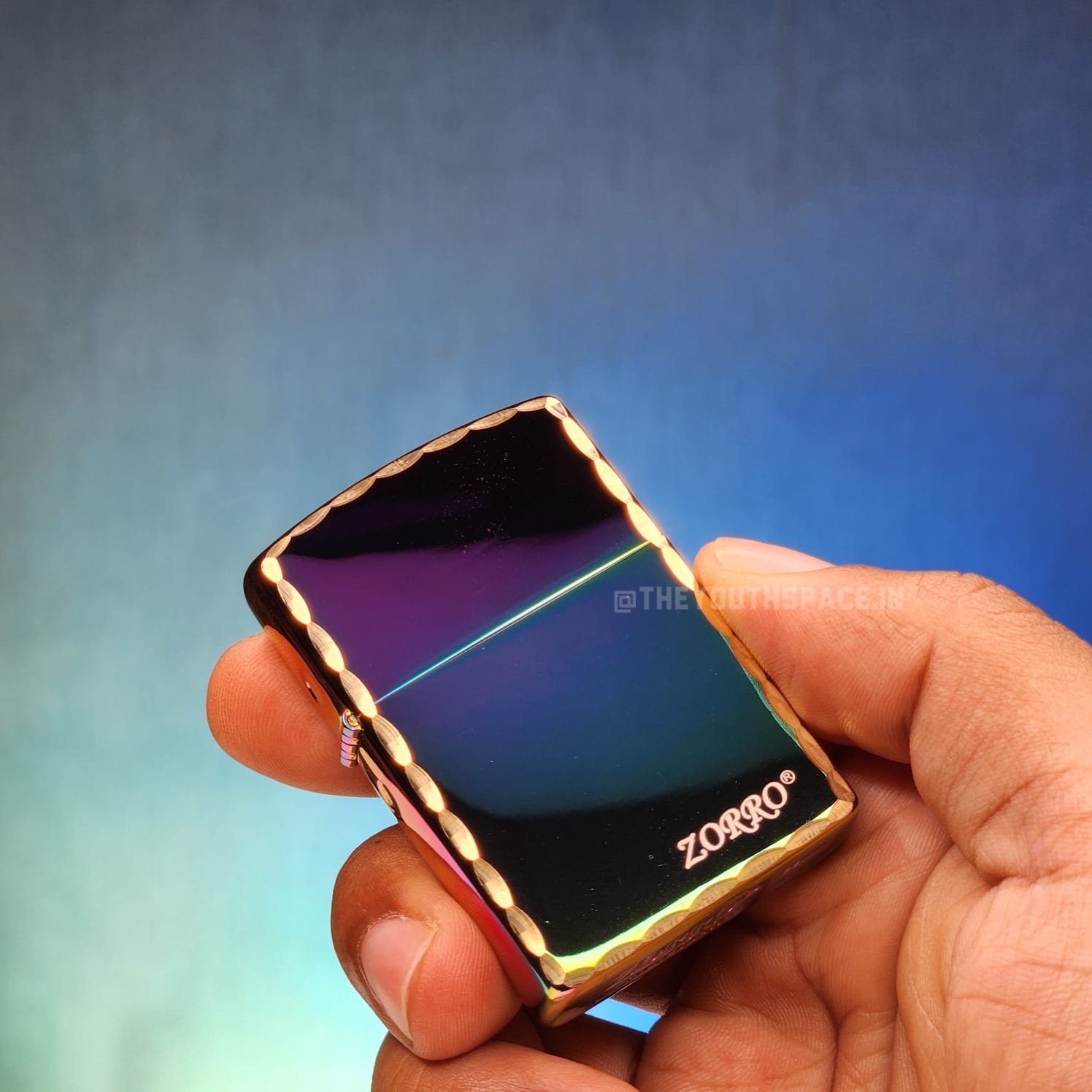 ZORRO ULTIMATE JUSTICE BRASS MULTI-COLOR LIGHTER 22HK