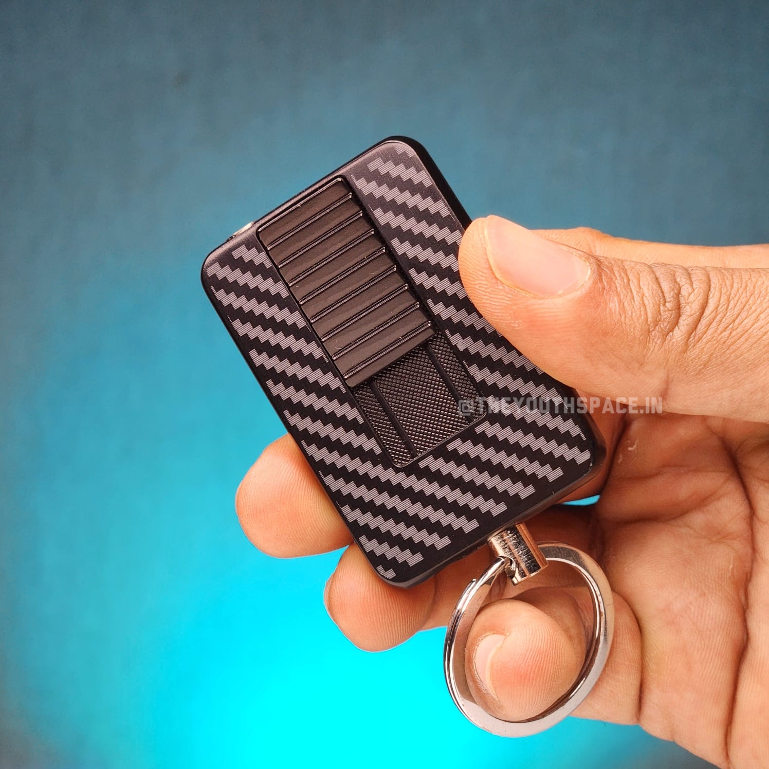 Carbon Ignite Orange Flame Lighter (Metallic)