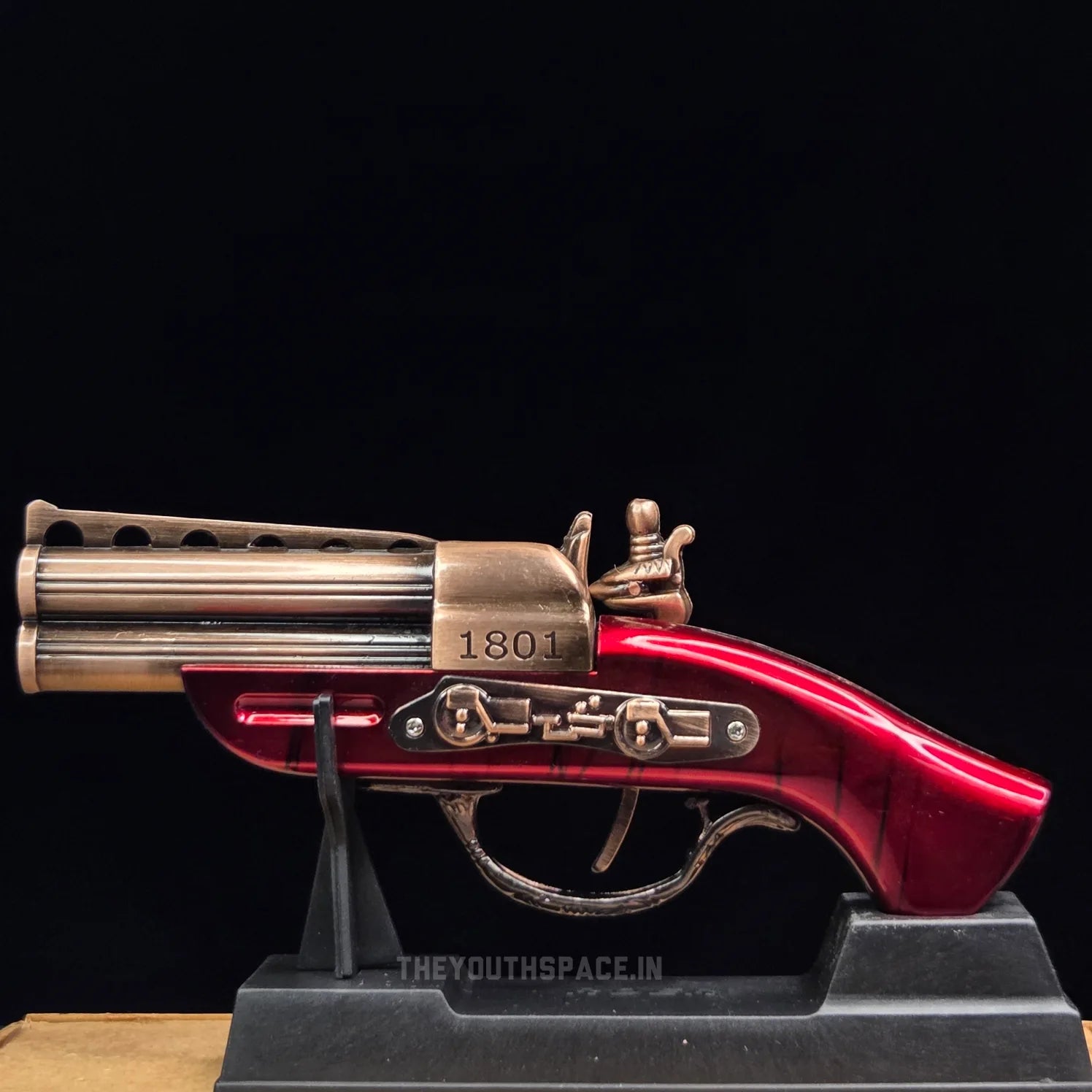 Vintage Flintlock Pistol Style Luxury Lighter – Collectible Showpiece