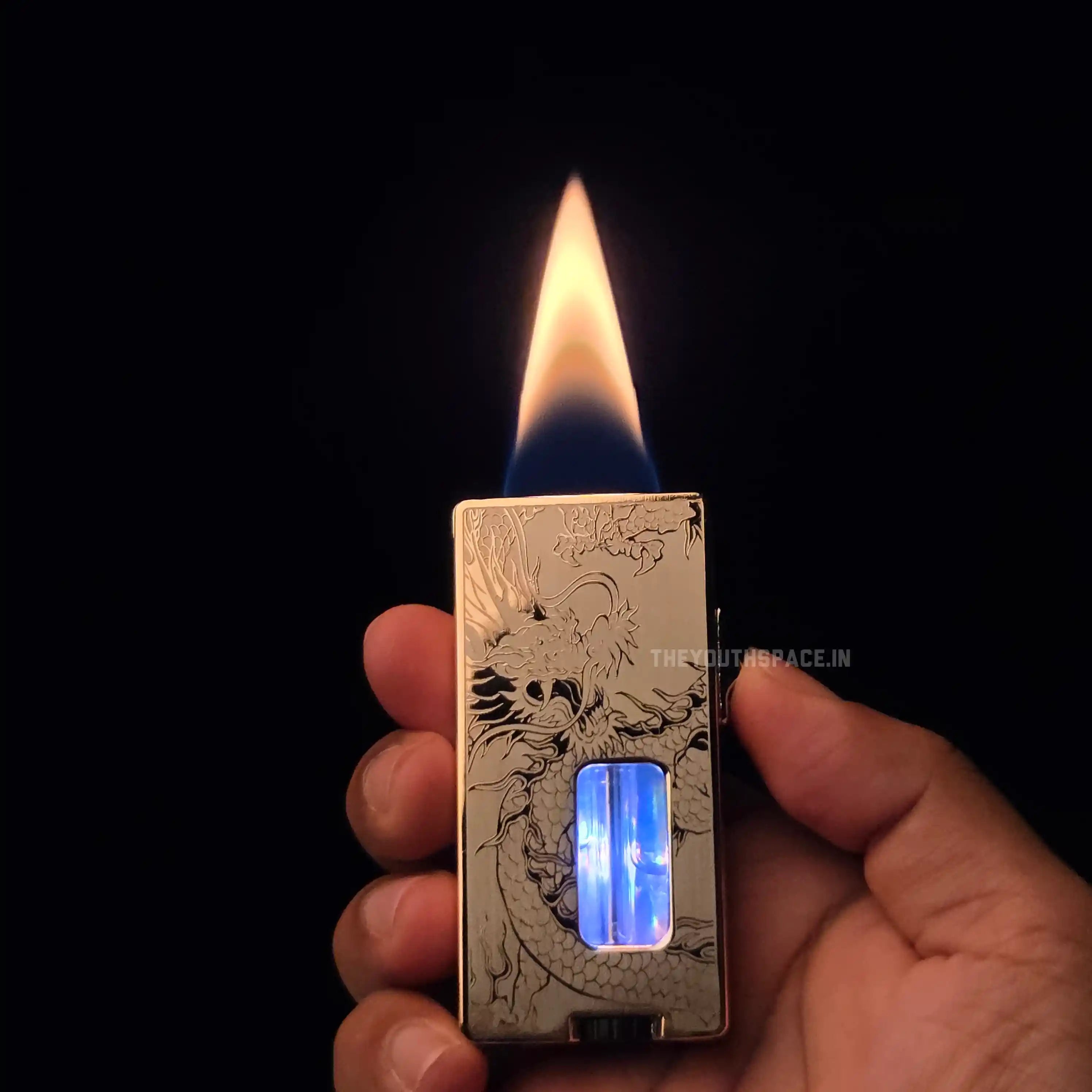 Dragon Ultra Wide Flame Shake-Ignition Lighter