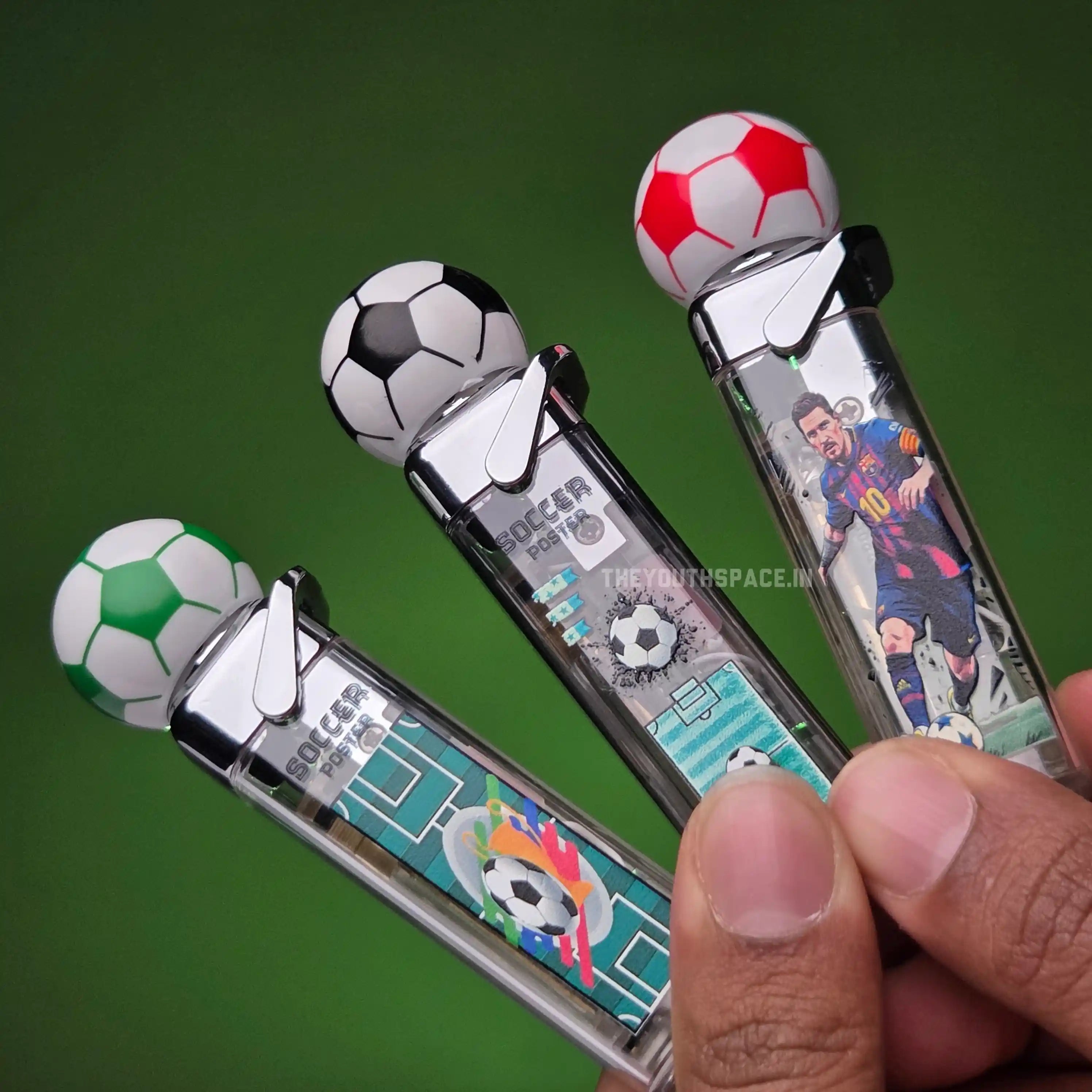 Football Spinner Red Flame Jet Lighter