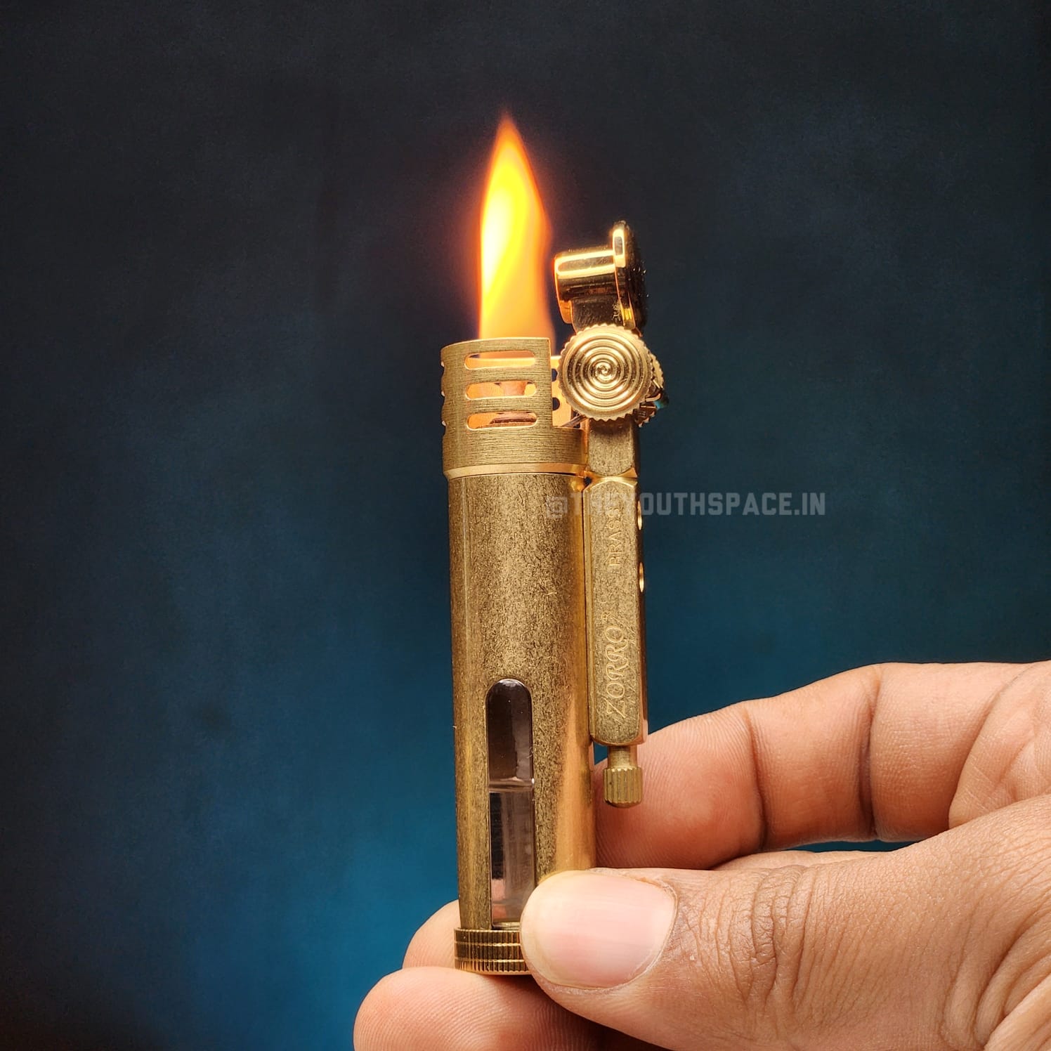 Zorro Siphon 556 Brass Retro Kerosene Lighter