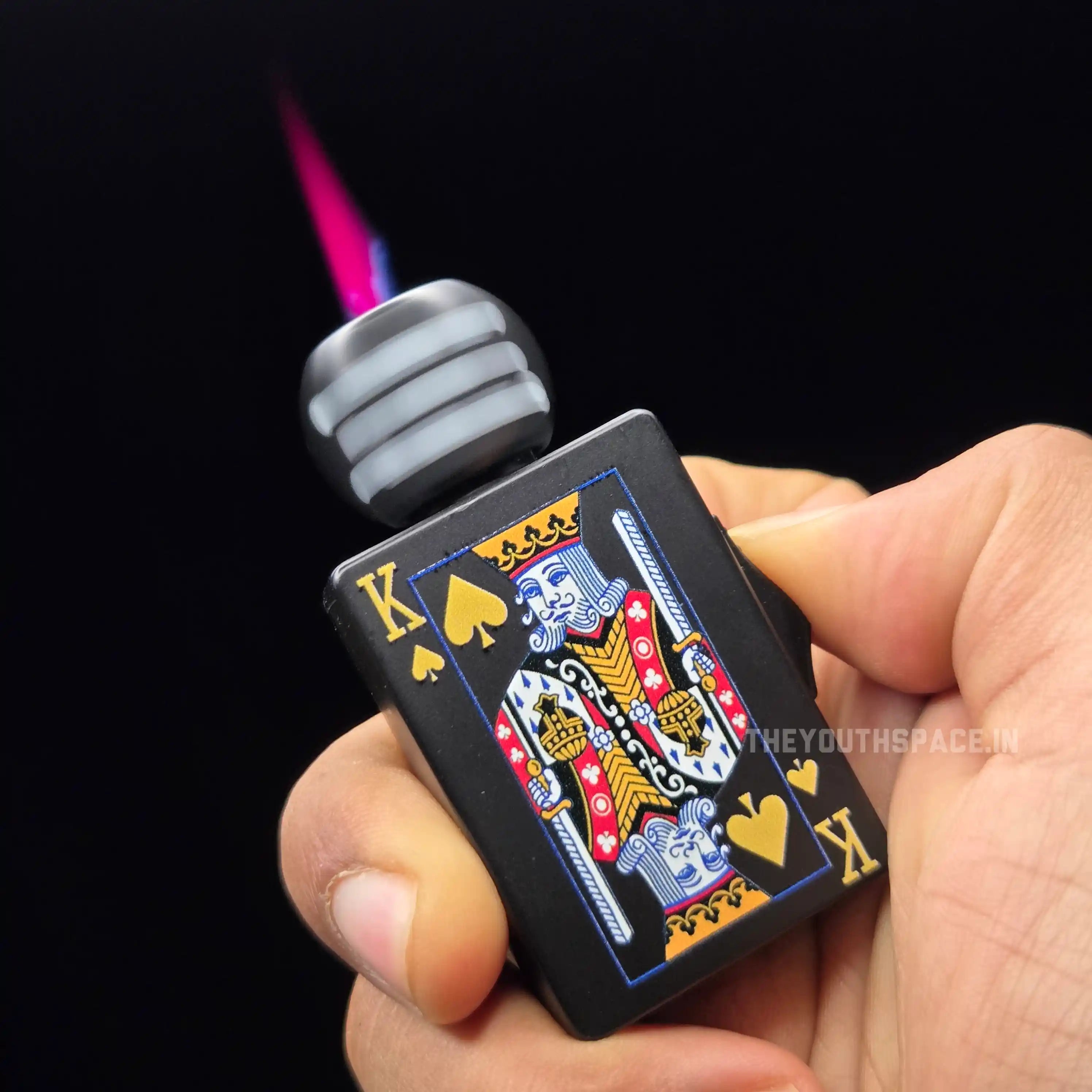 Dice Spinner Card Jet Flame Lighter