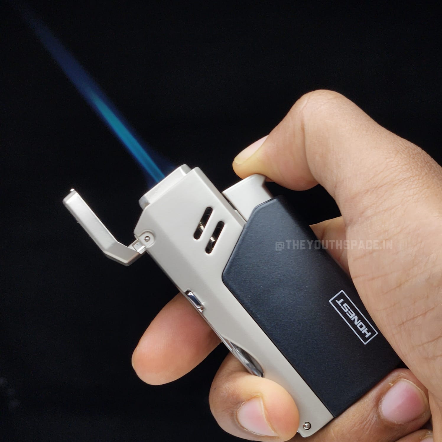 Cigar Lighter Jet Flame (Metallic)