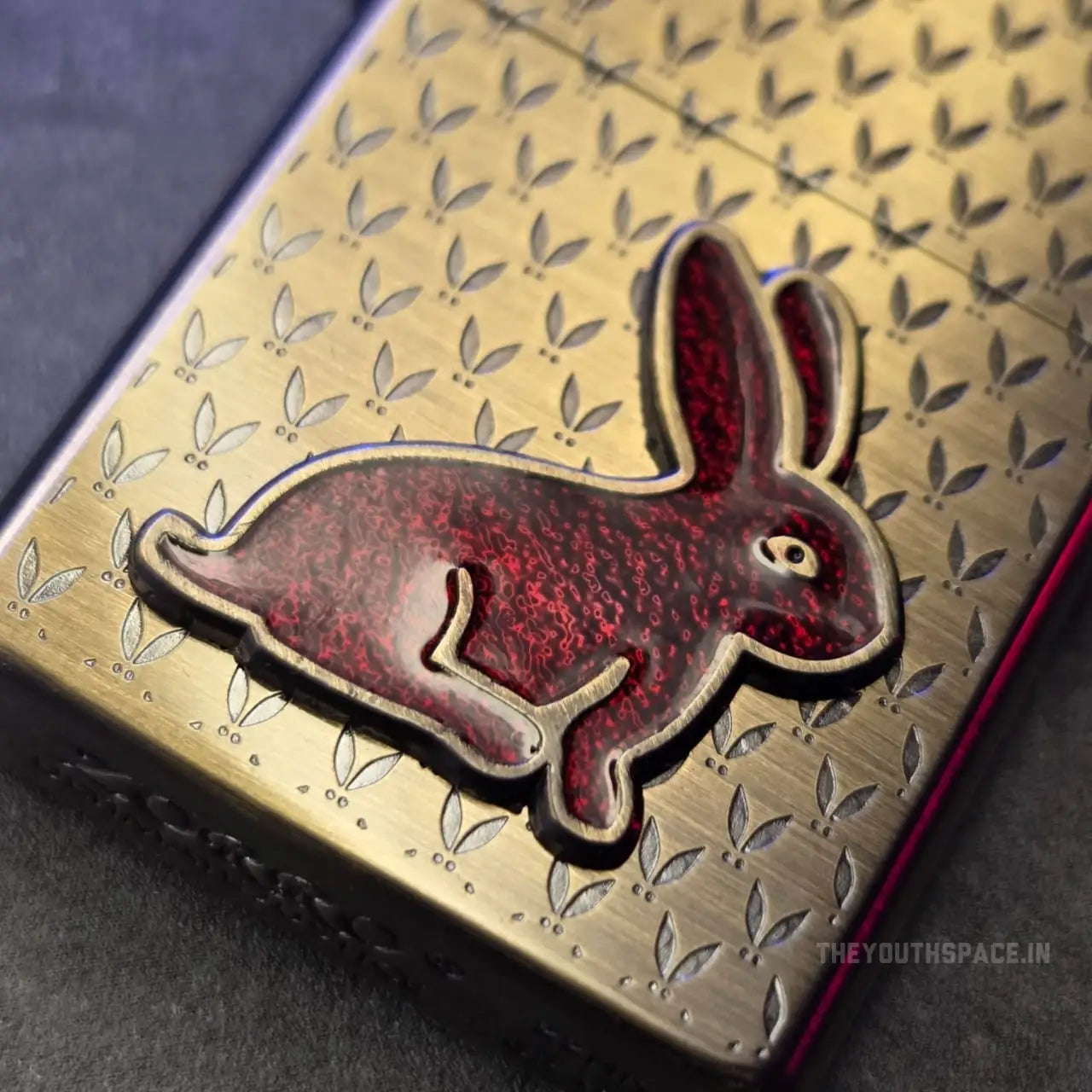 Zorro Ultimate Justice Brass red Bunny Emblem Lighter 22 HK