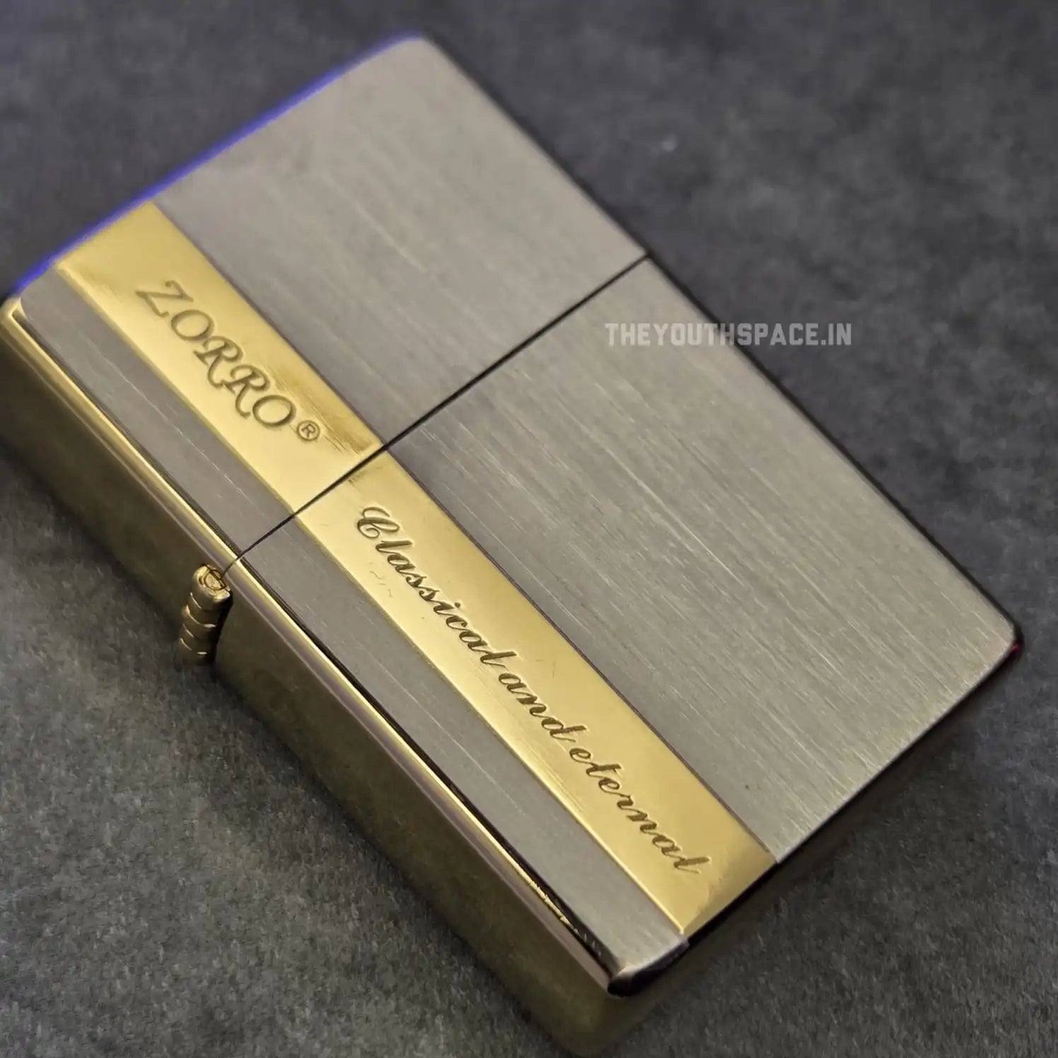 ZORRO ULTIMATE JUSTICE BRASS CLASSIC AND ETARNAL LIGHTER 23HK