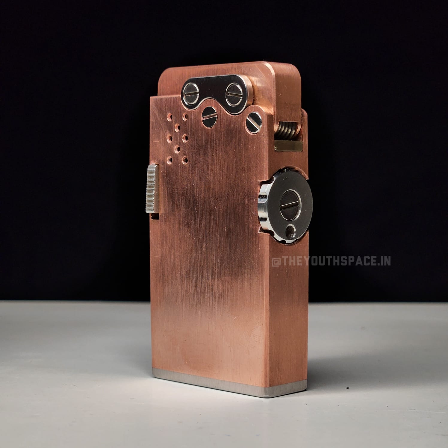 Premium Vintage Brass Mechanical Automatic Ignition Lighter