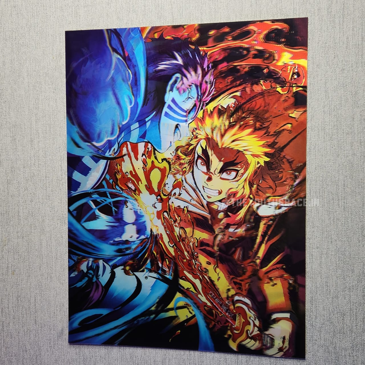Rengoku's Death Scene 3D Motion Wall Poster