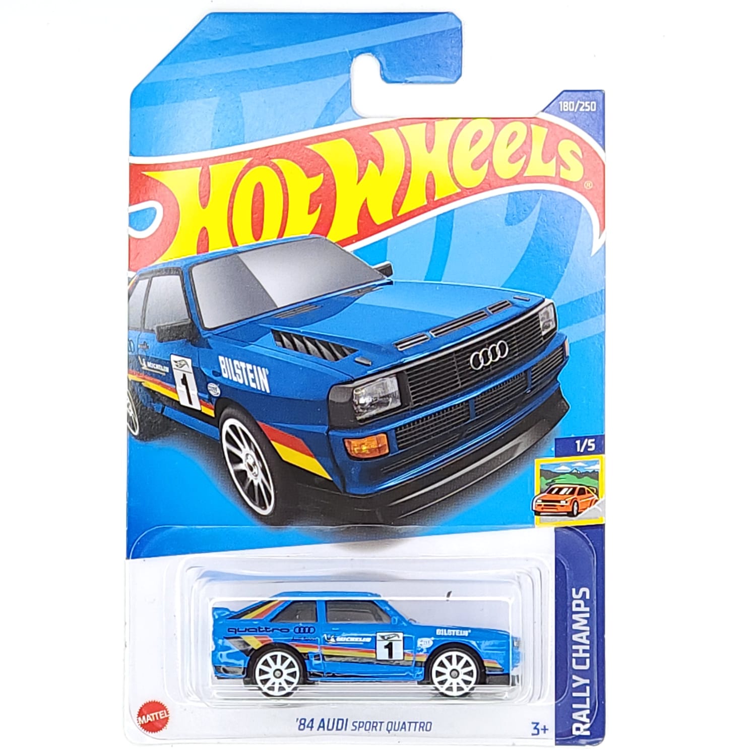 Hot Wheels 84 Audi Sport Quattro Imported