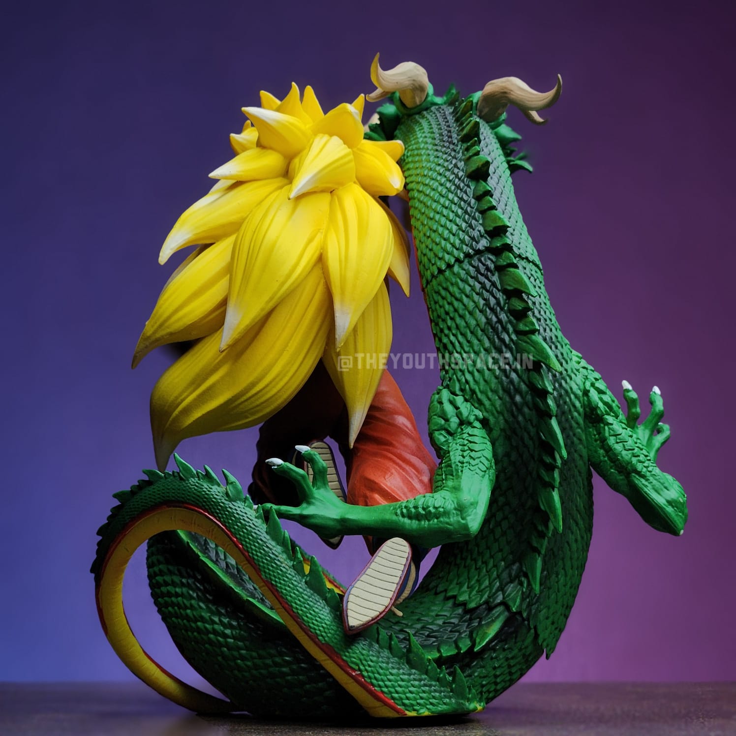 Goku Super Saiyan 3 with Shenron Action Figure - Dragon Ball