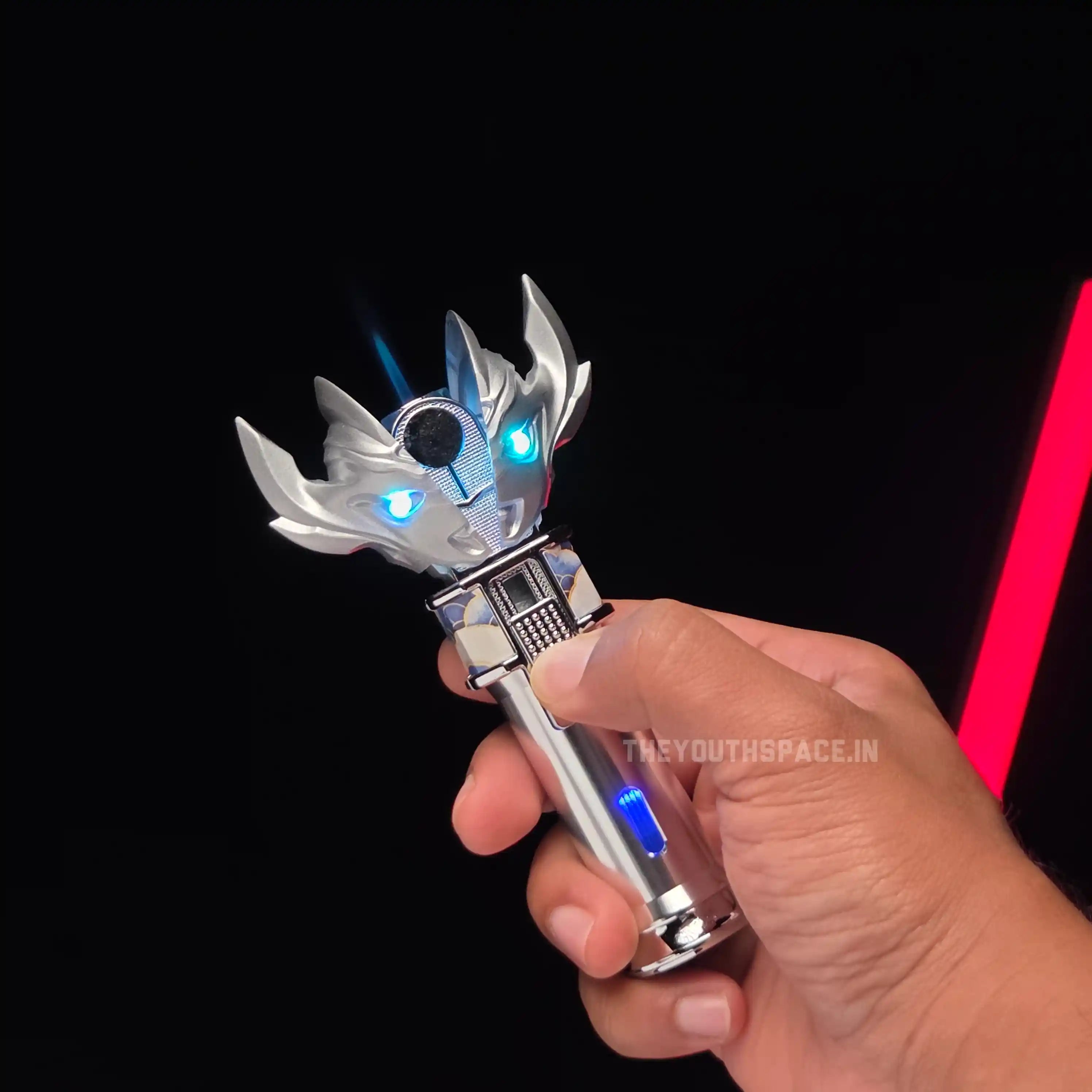 Split-Core Ultraman Tiga Spark Lens Torch Jet Lighter