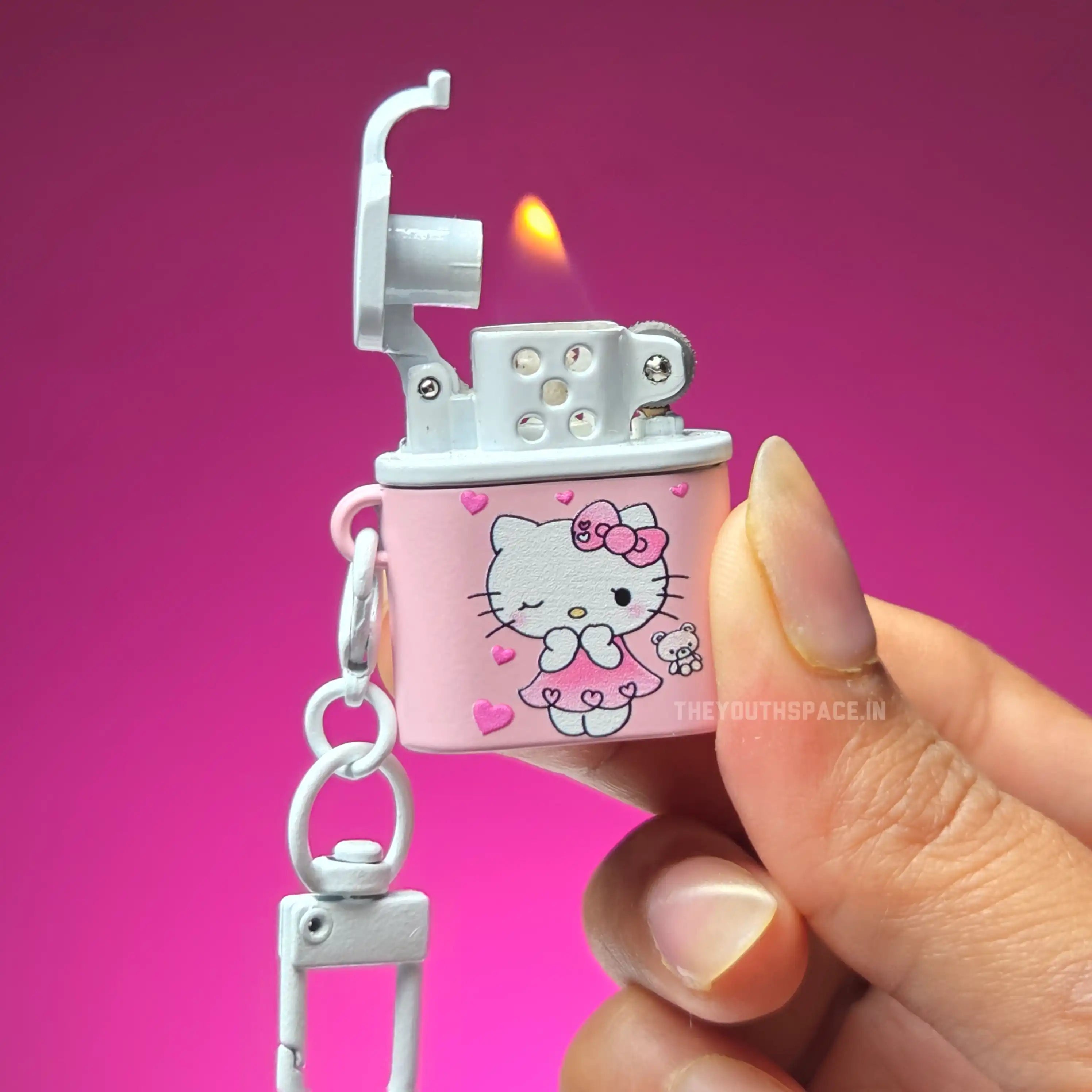 Cute Kitty Mini Keychain Lighter
