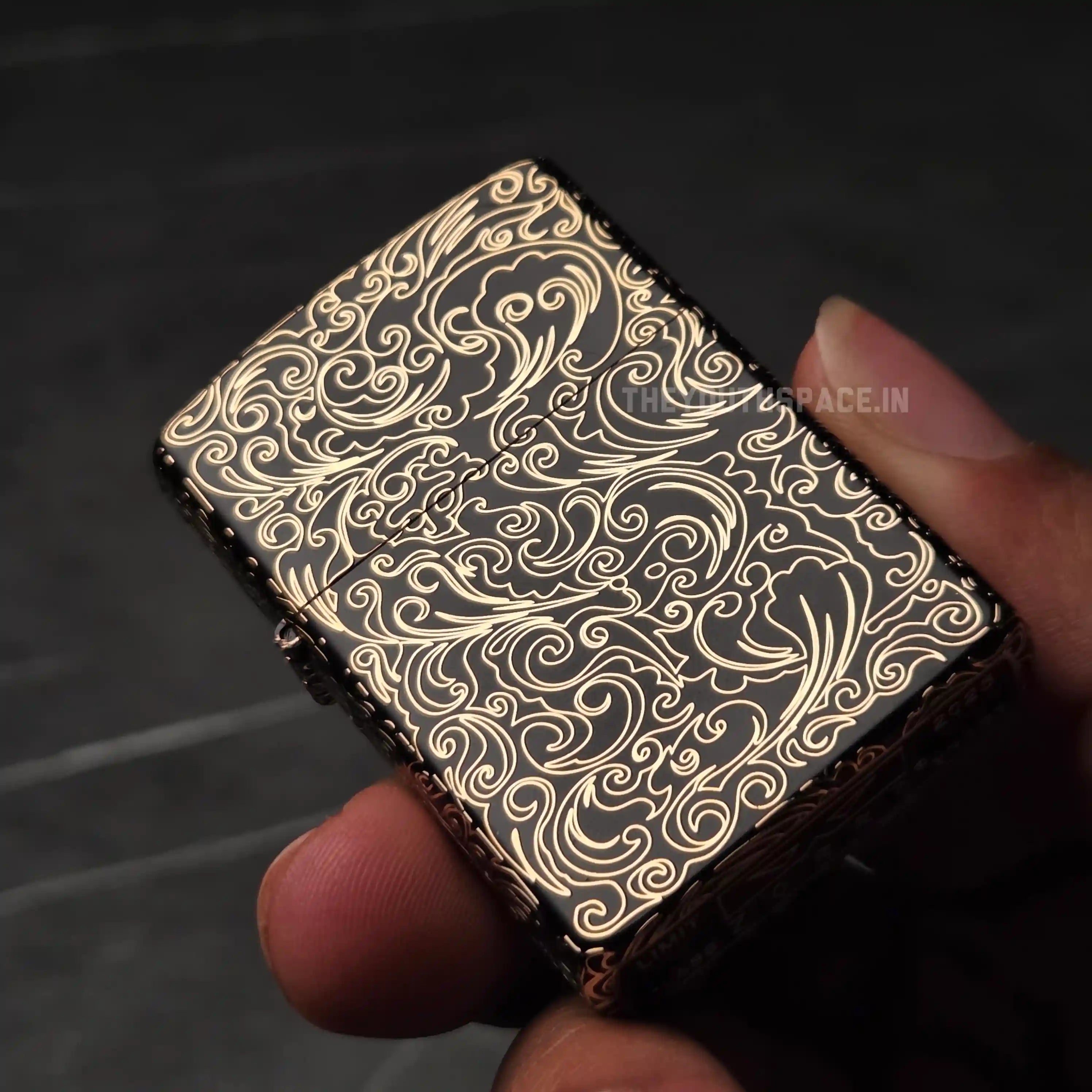 Zorro Limit Class Brass 2nd Generation Gold Detailing Lighter