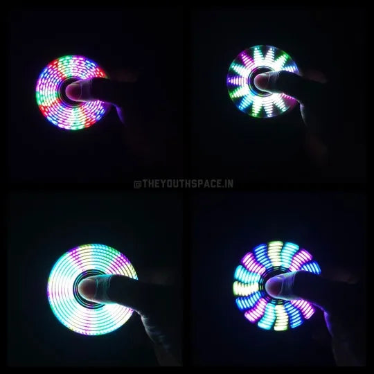 Neon Vortex Pro Led Spinner Lighter (Rechargeable)
