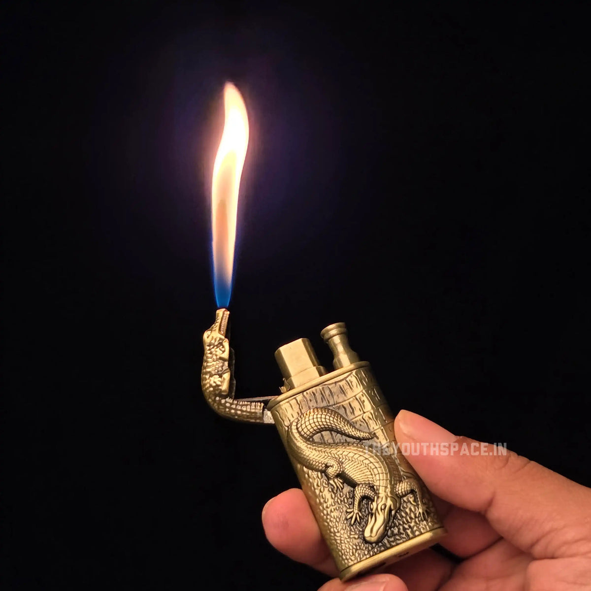 Crocodile Dual Flame Mode Lighter