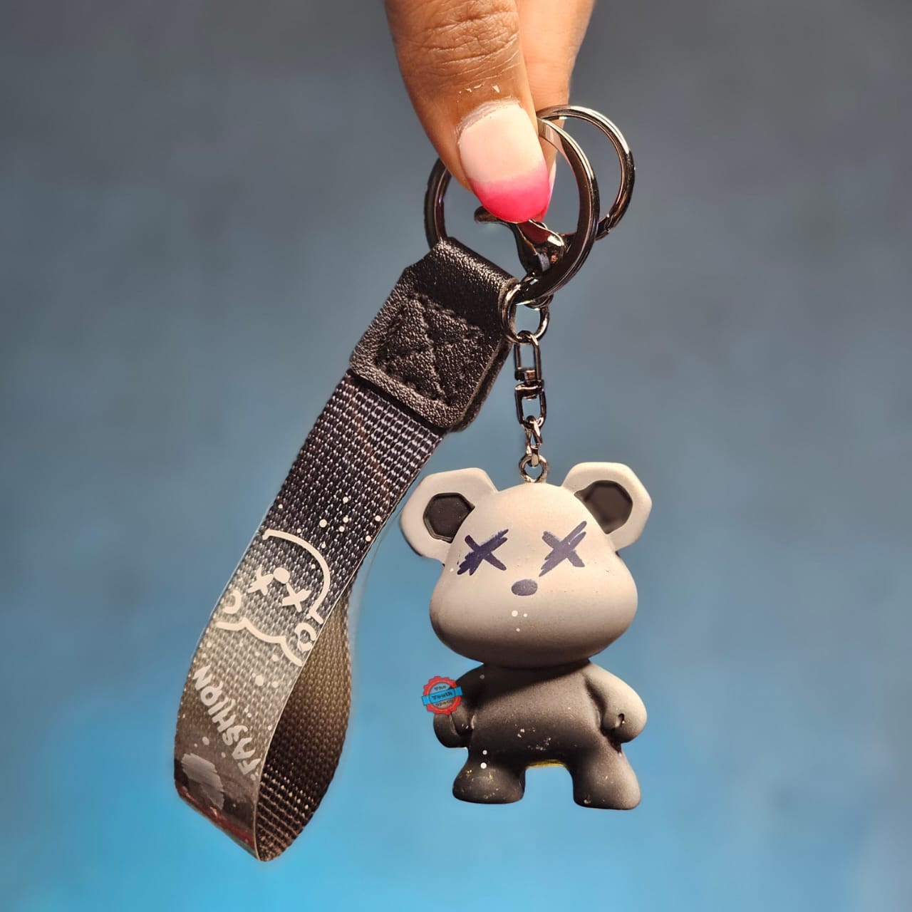 Teddy Ceramic Keychain