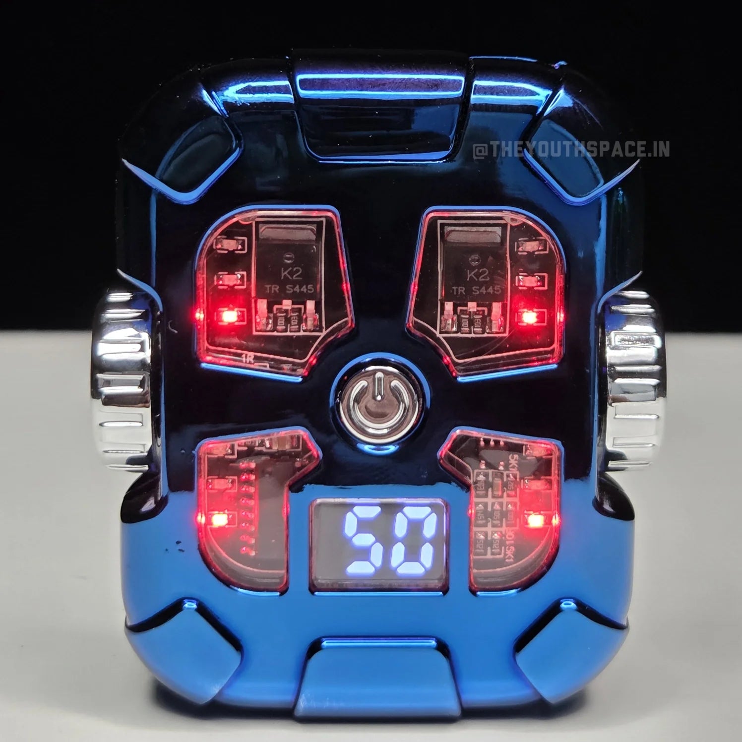 Double Arc Gyro Spinning Led USB rechargeable Lighter
