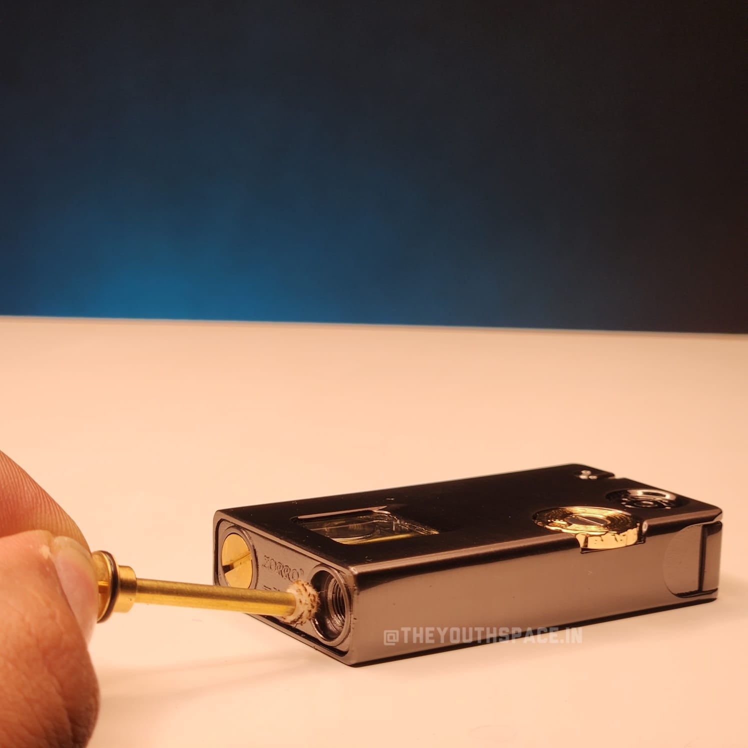 Zorro 786 Transparent Visible Fuel Tank Lighter