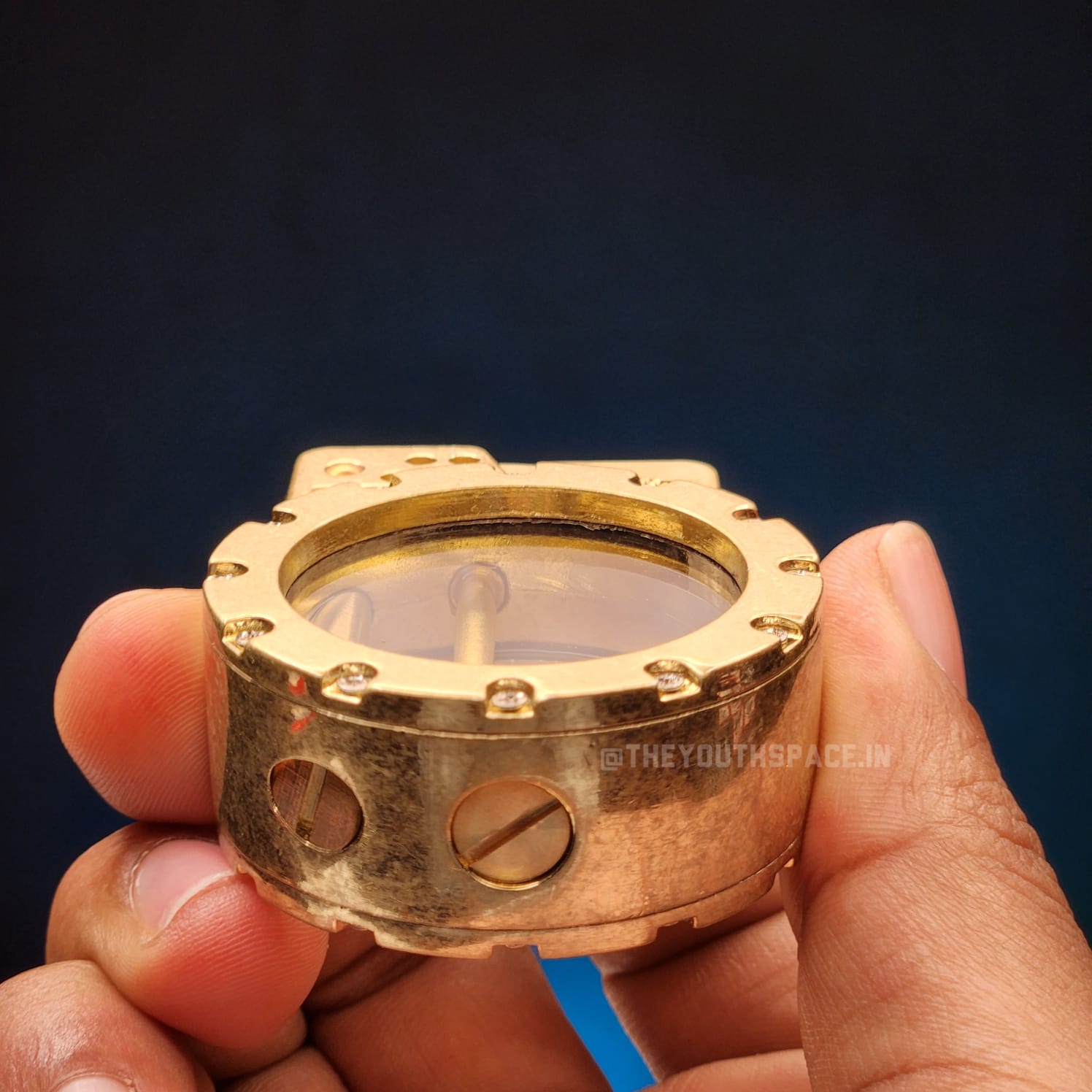 Retro Kerosene Visible Tank Lighter(Metallic)