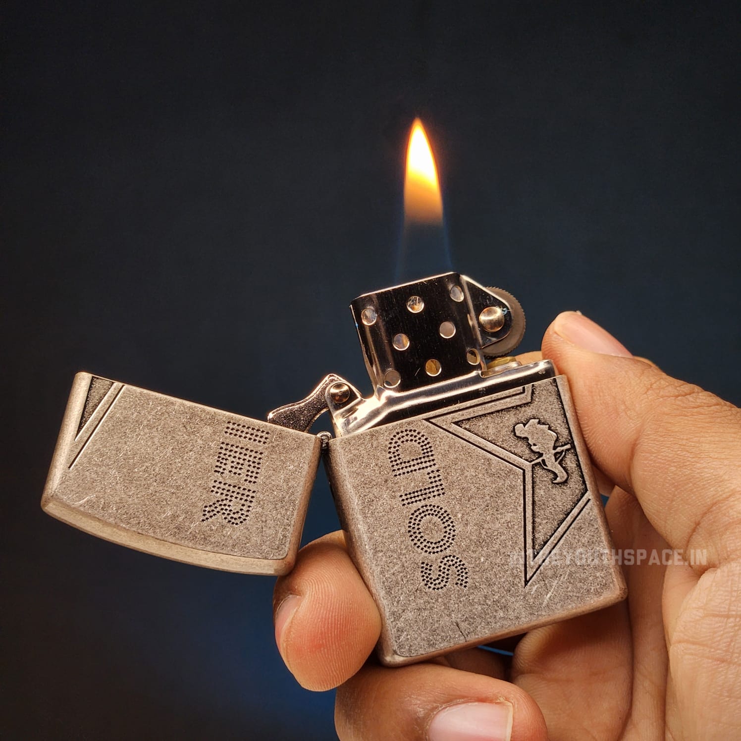 ZORRO ULTIMATE JUSTICE BRASS SOLDIER LIGHTER 22HK