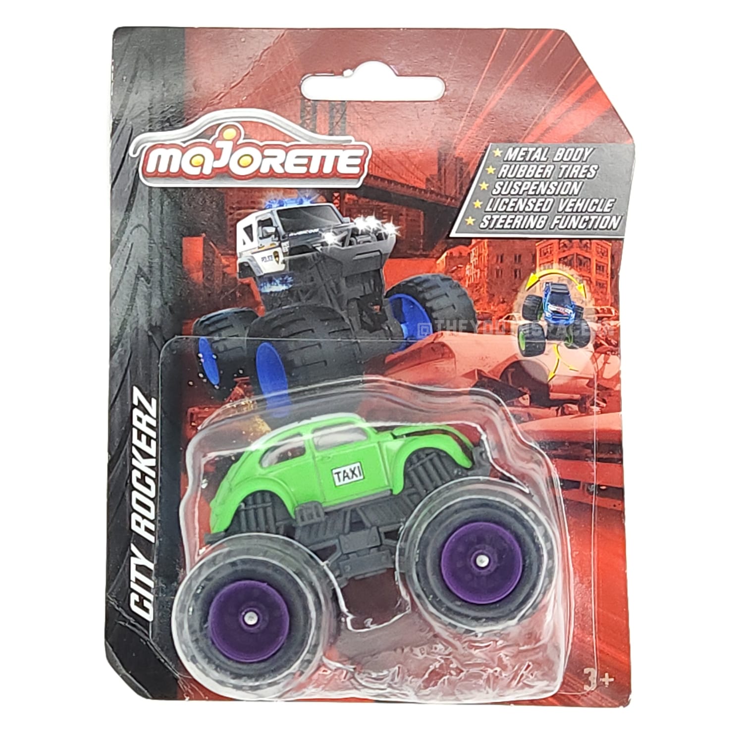 Majorette Monster Rockerz ASST.Metal Body Vehicle (Multicolor)