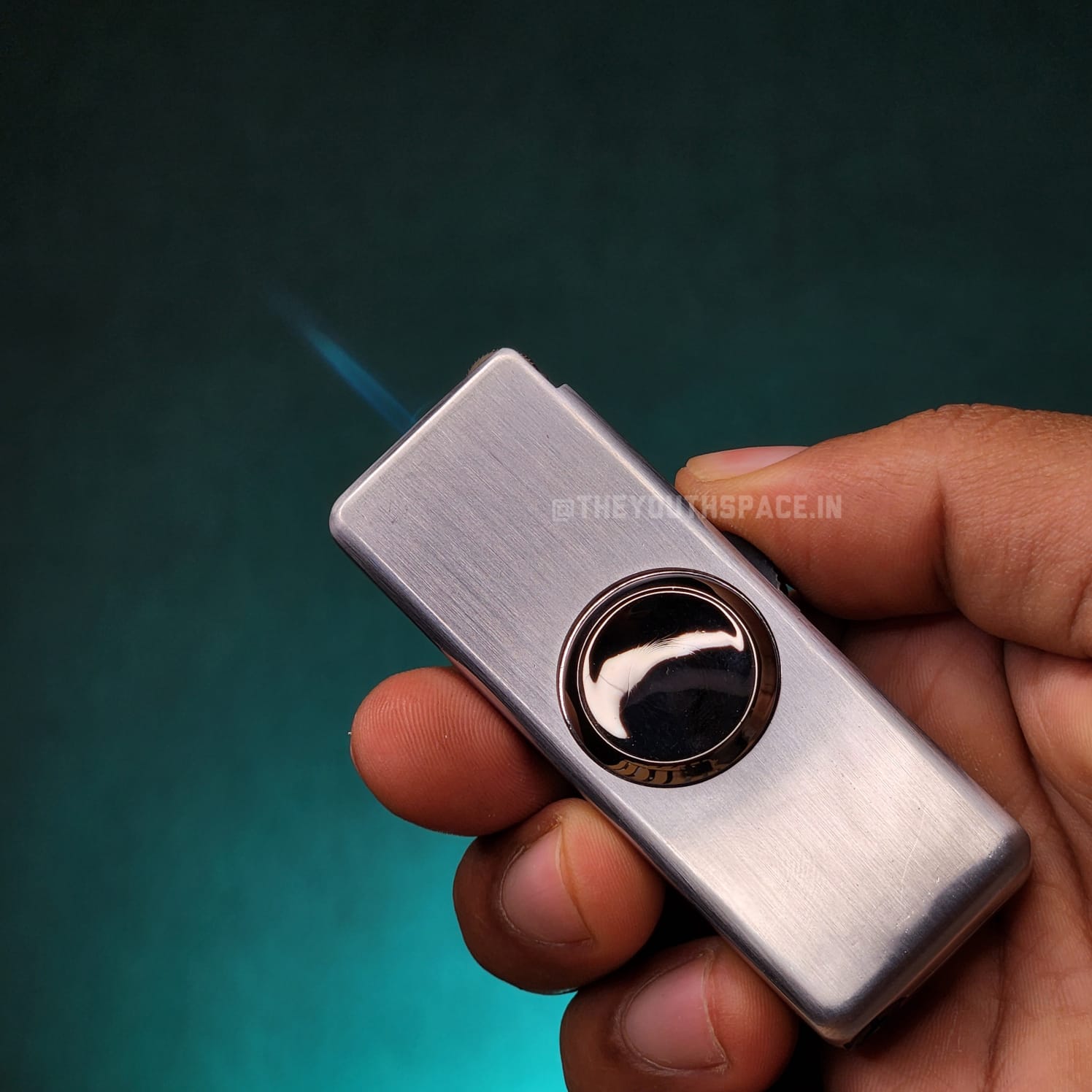 Fidget Spinner Jet Flame Lighter (Metallic)