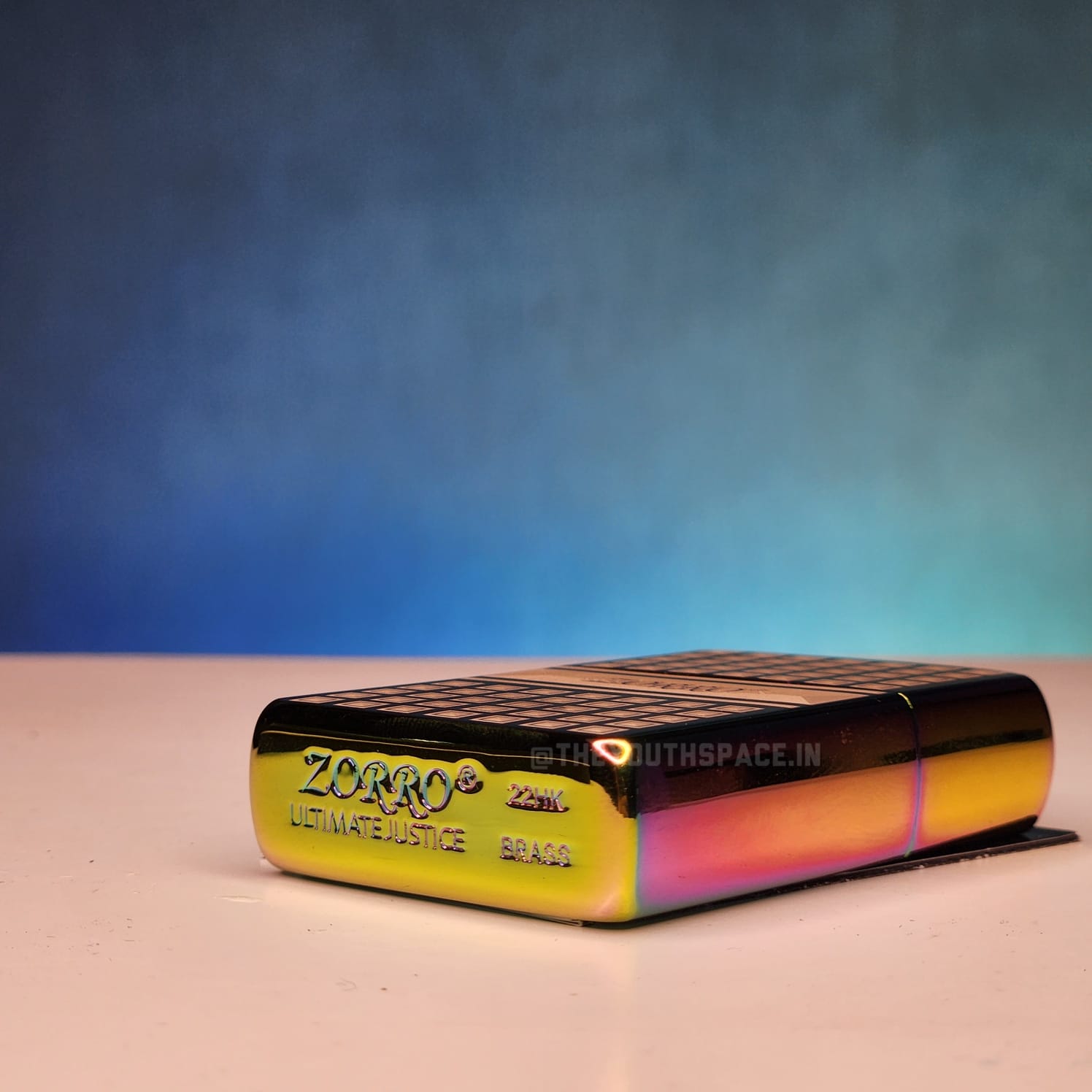 ZORRO ULTIMATE JUSTICE BRASS MULTI-COLOR LIGHTER 22HK