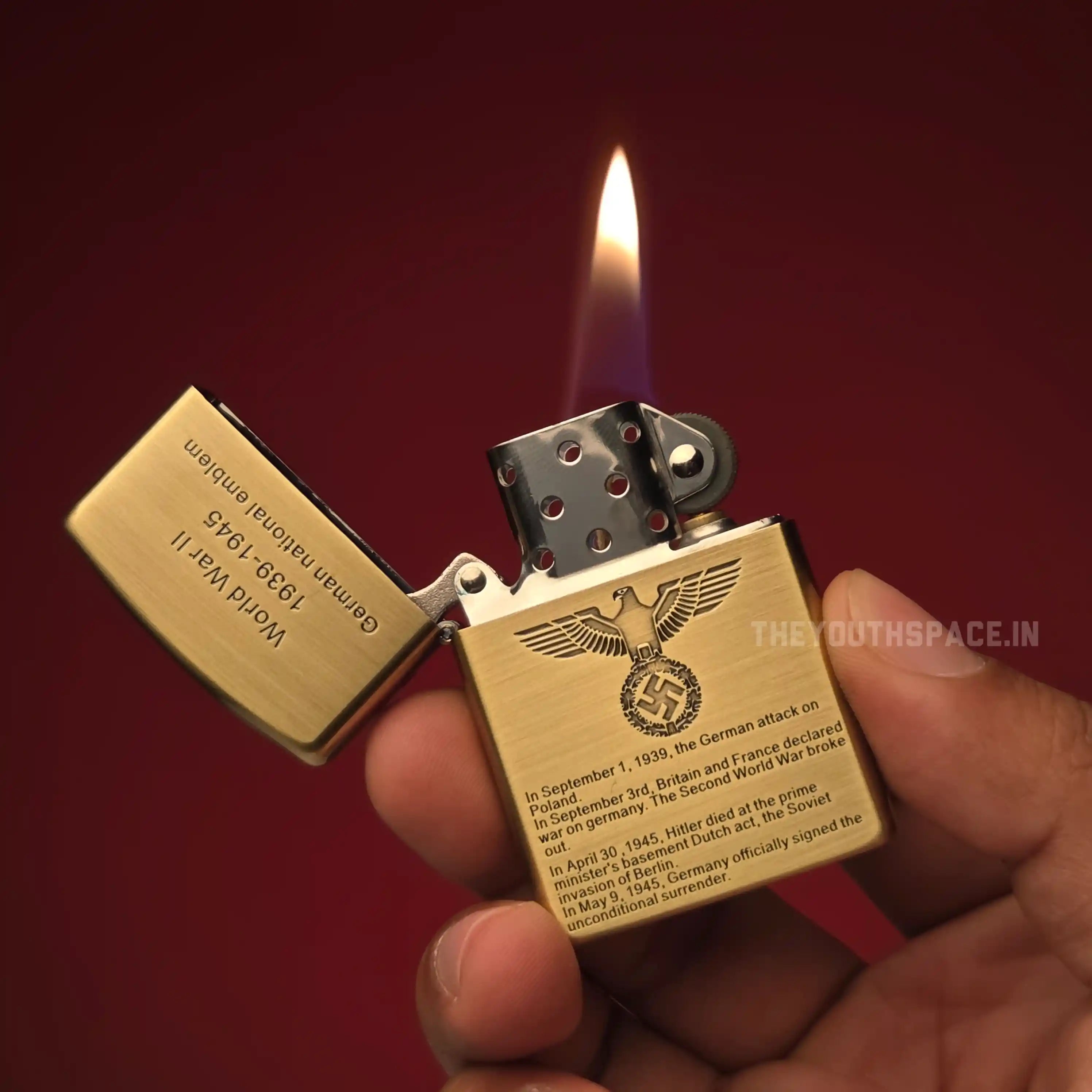 ZORRO Ultimate Justice Brass World War II Brass Trench-Style Lighter - 2026