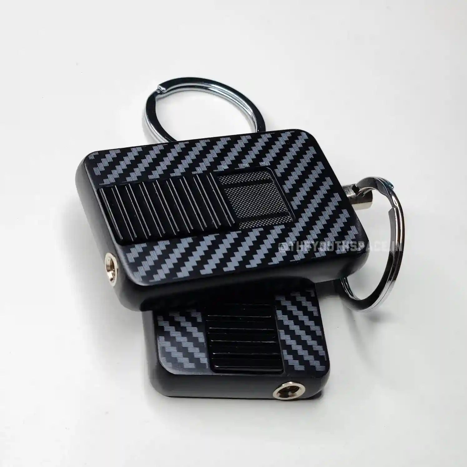 Carbon Ignite Orange Flame Lighter (Metallic)